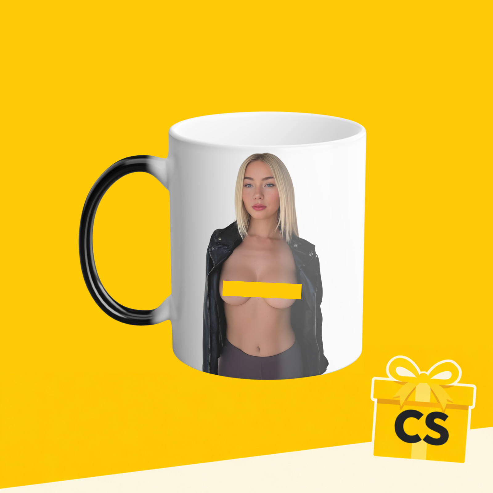 Adult Humor Heat Mug Activated Mature women Photo Cup Prank Gift for men funny