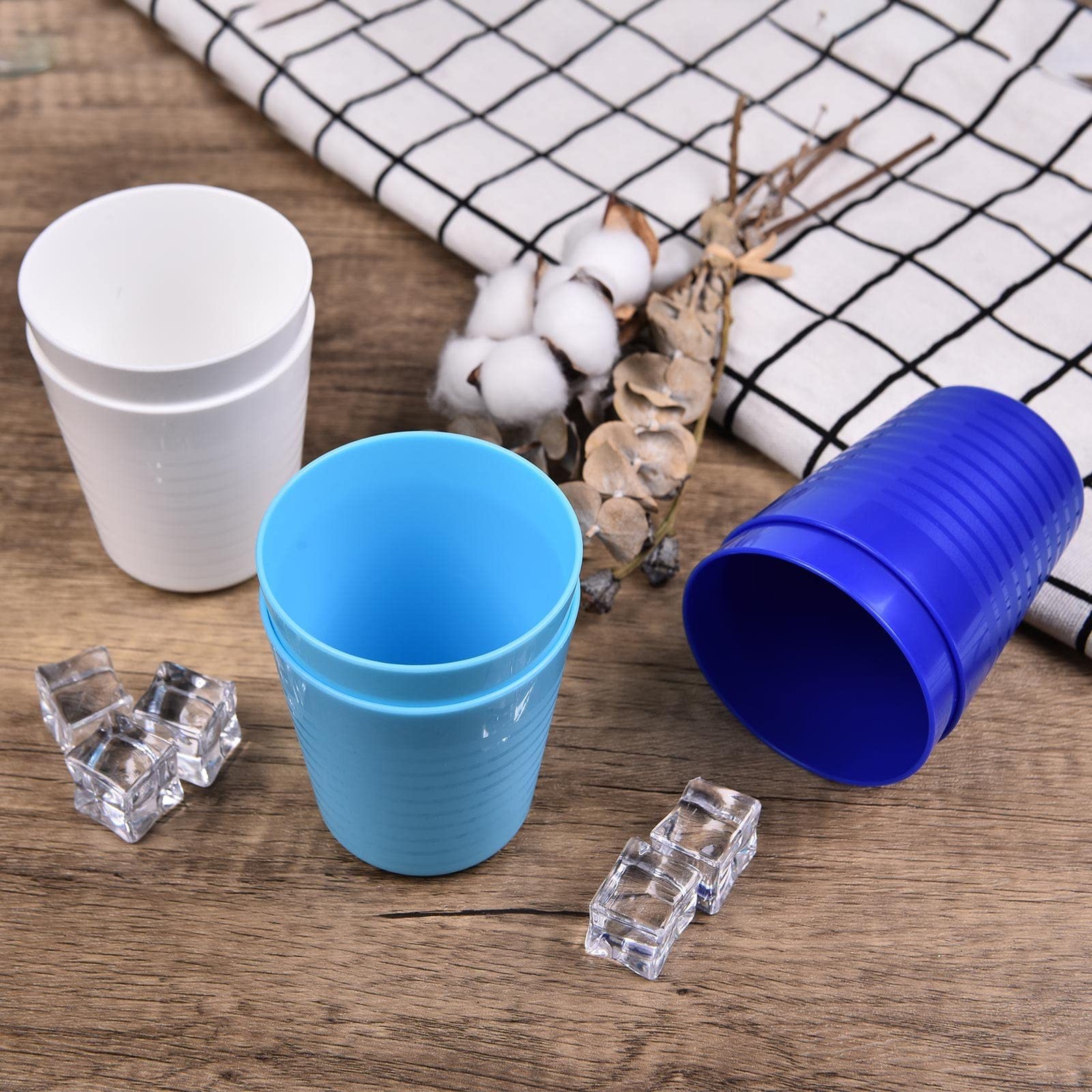 fulong Eco-friendly Unbreakable BPA Free Dishwasher Safe Plastic Drinking Cup…
