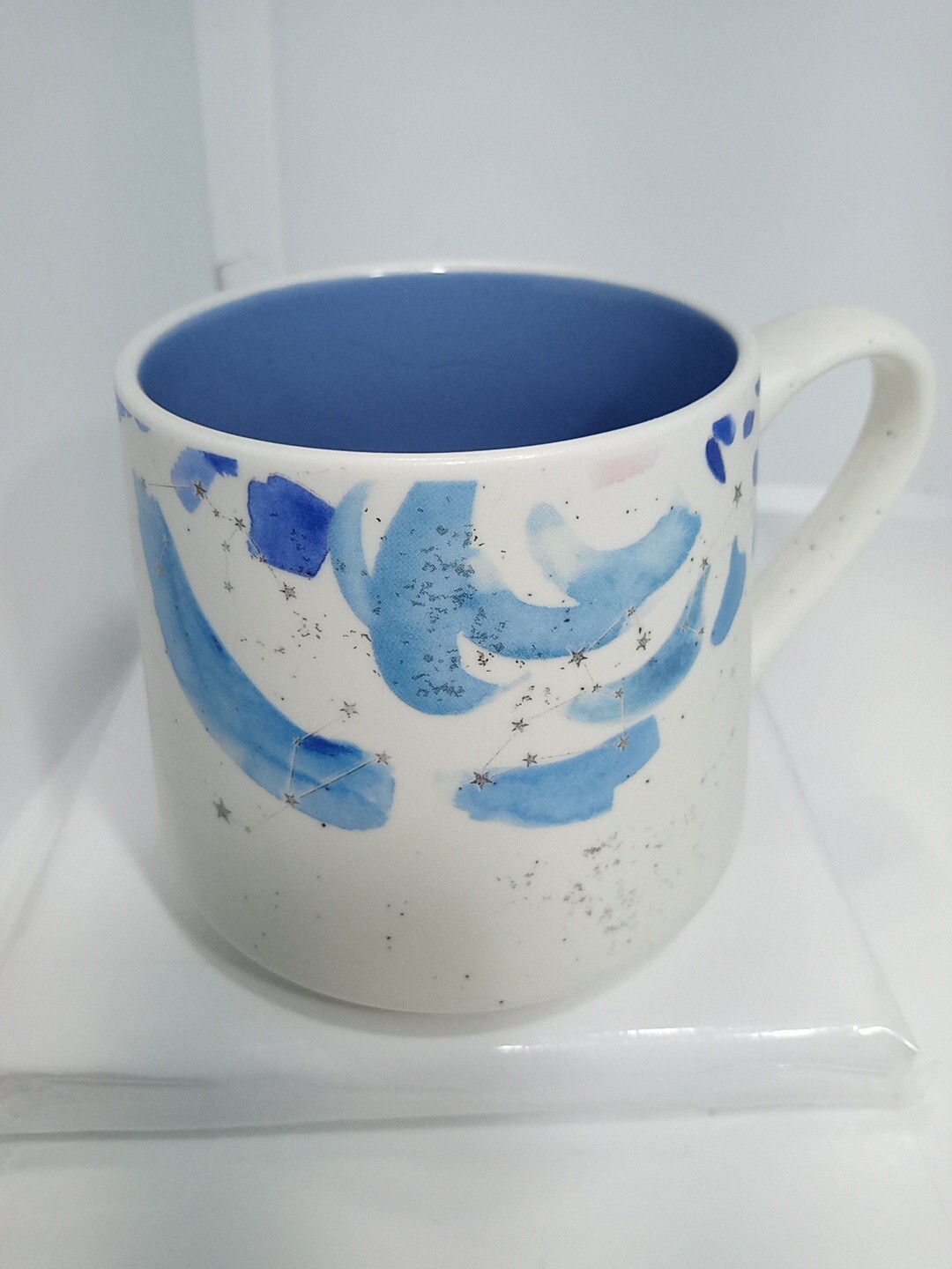 STAR CRESCENT COFFEE MUG. STAR CRESCENT MUG. SPASH PAINT Art Deco Mug. B288