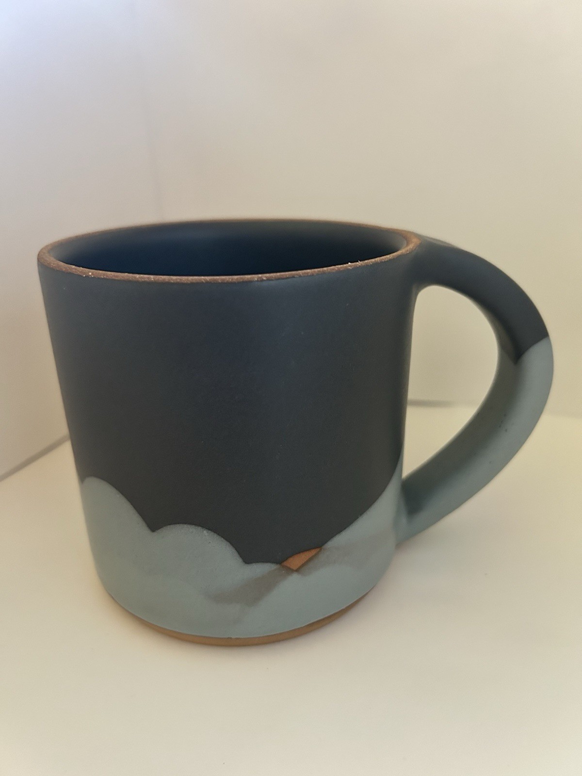 SVEN Ceramic Coffee Mug 12 fl oz Abstract. hand made and painted!