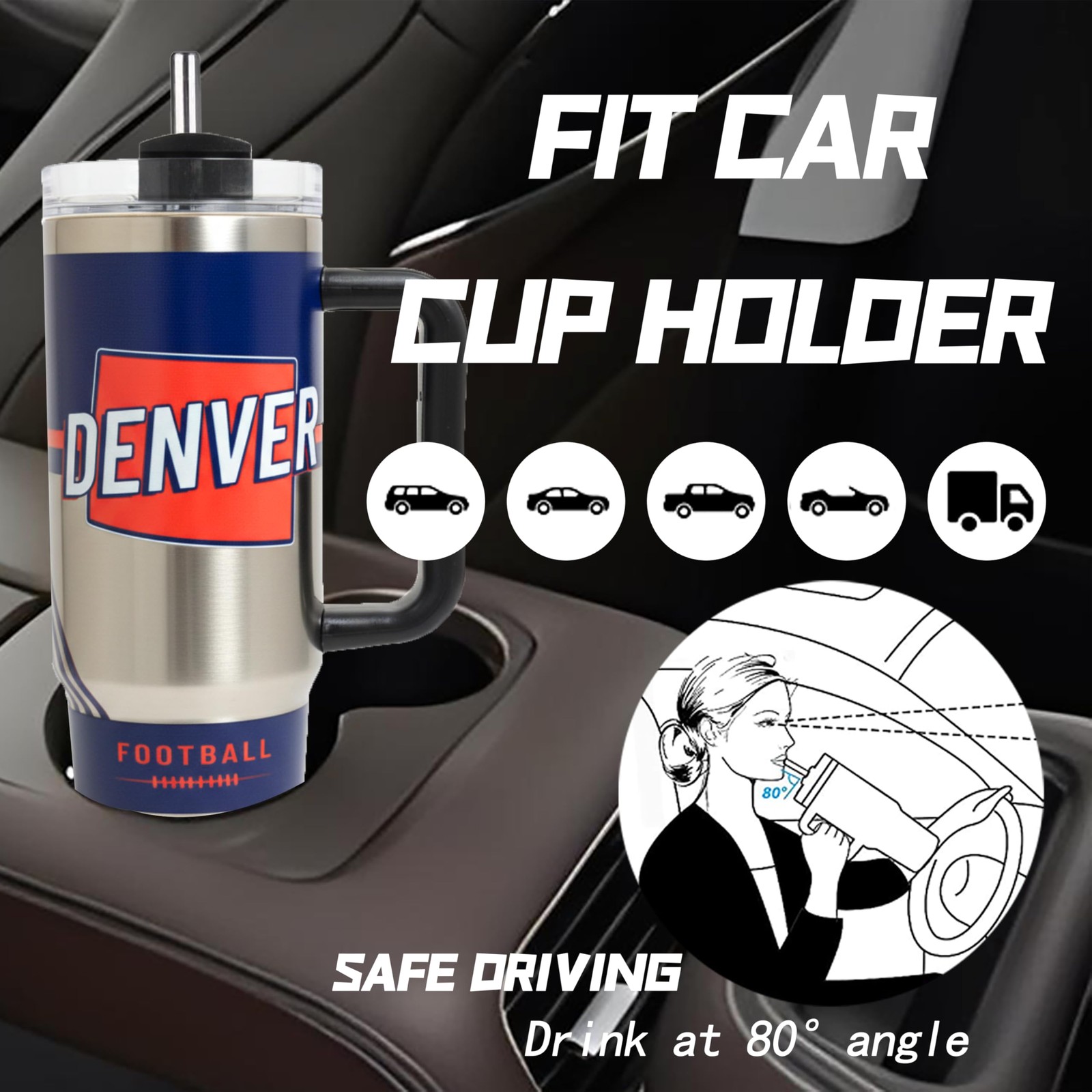Tumblers 30oz Straight Skinny Car Cups Sports Travel Coffee Mug, Stainless St…