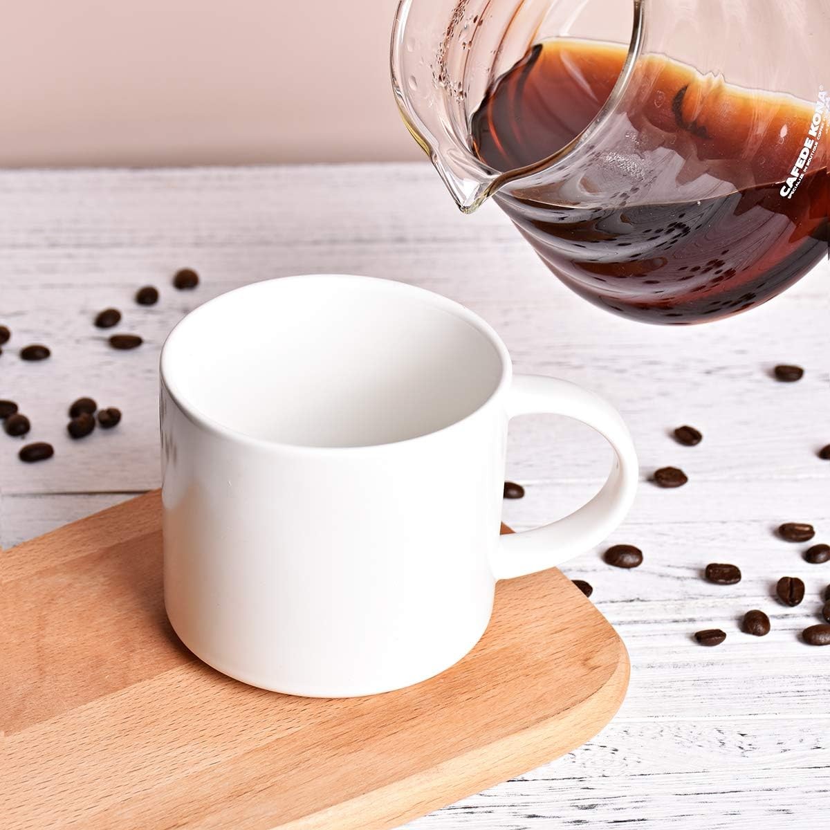 Matte Ceramic Coffee Mug for Office and Home, 13 oz, Suitable for Dishwasher and