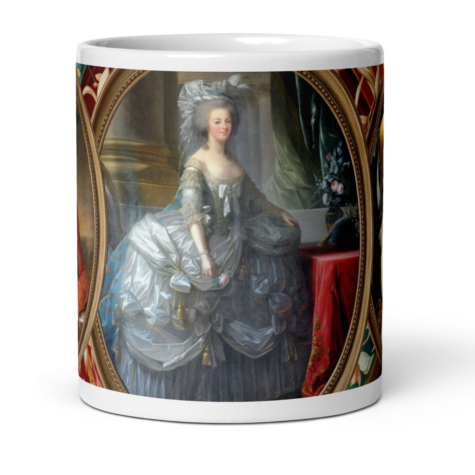 Marie Antoinette Mug – French Queen 3 Portraits | Royalty Gift, Historic Art Mug