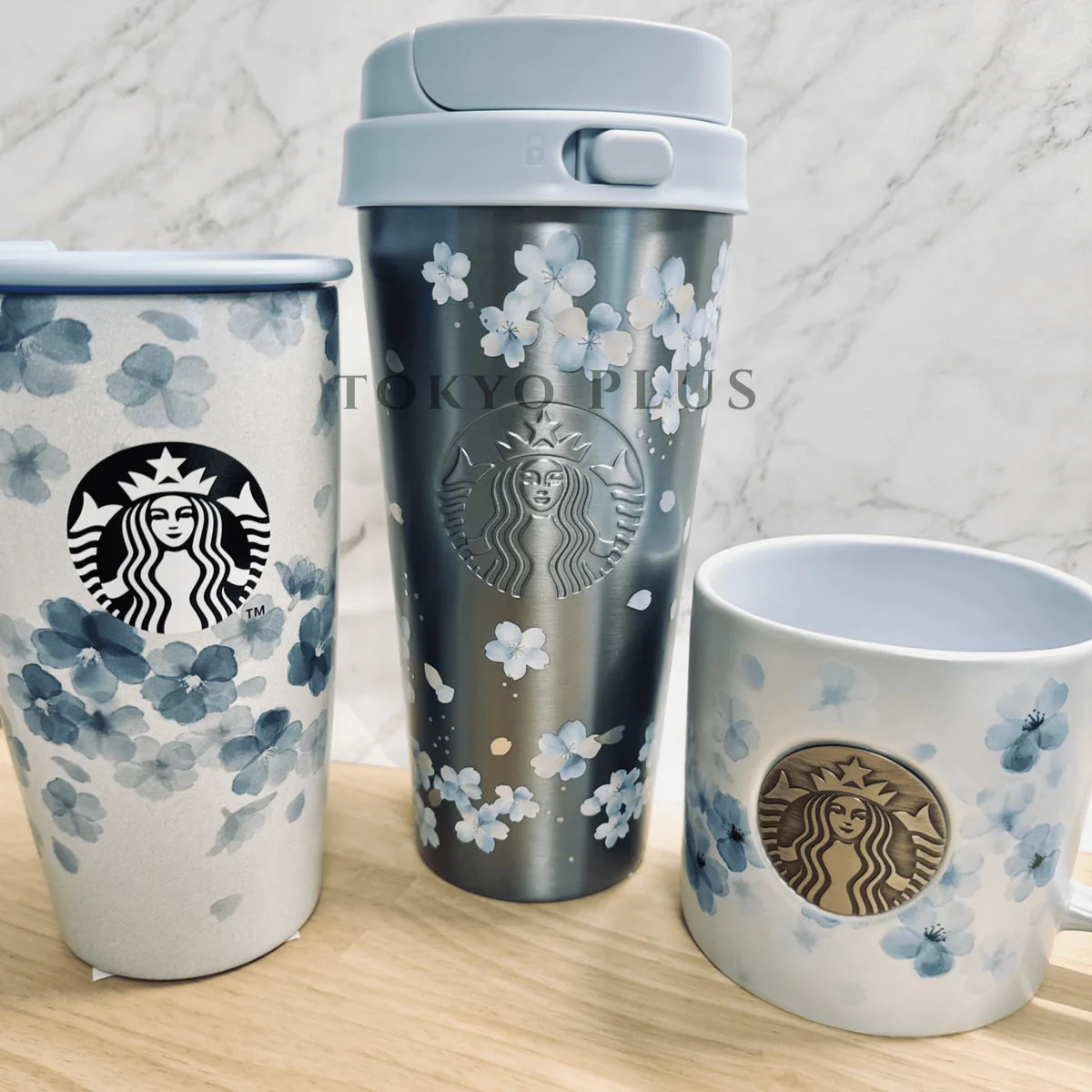 Starbucks Japan SAKURA2026 Airy Blue Stainless TOGO Bottle 473ml