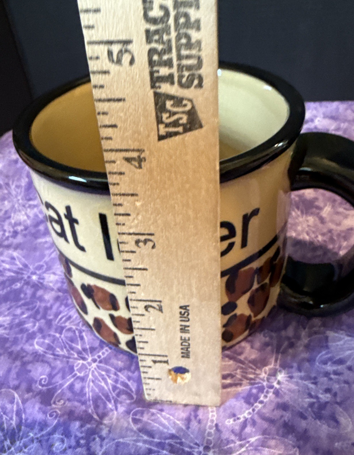 Petrageous Designs Cat Lover Coffee Cup Mug Leopard Print