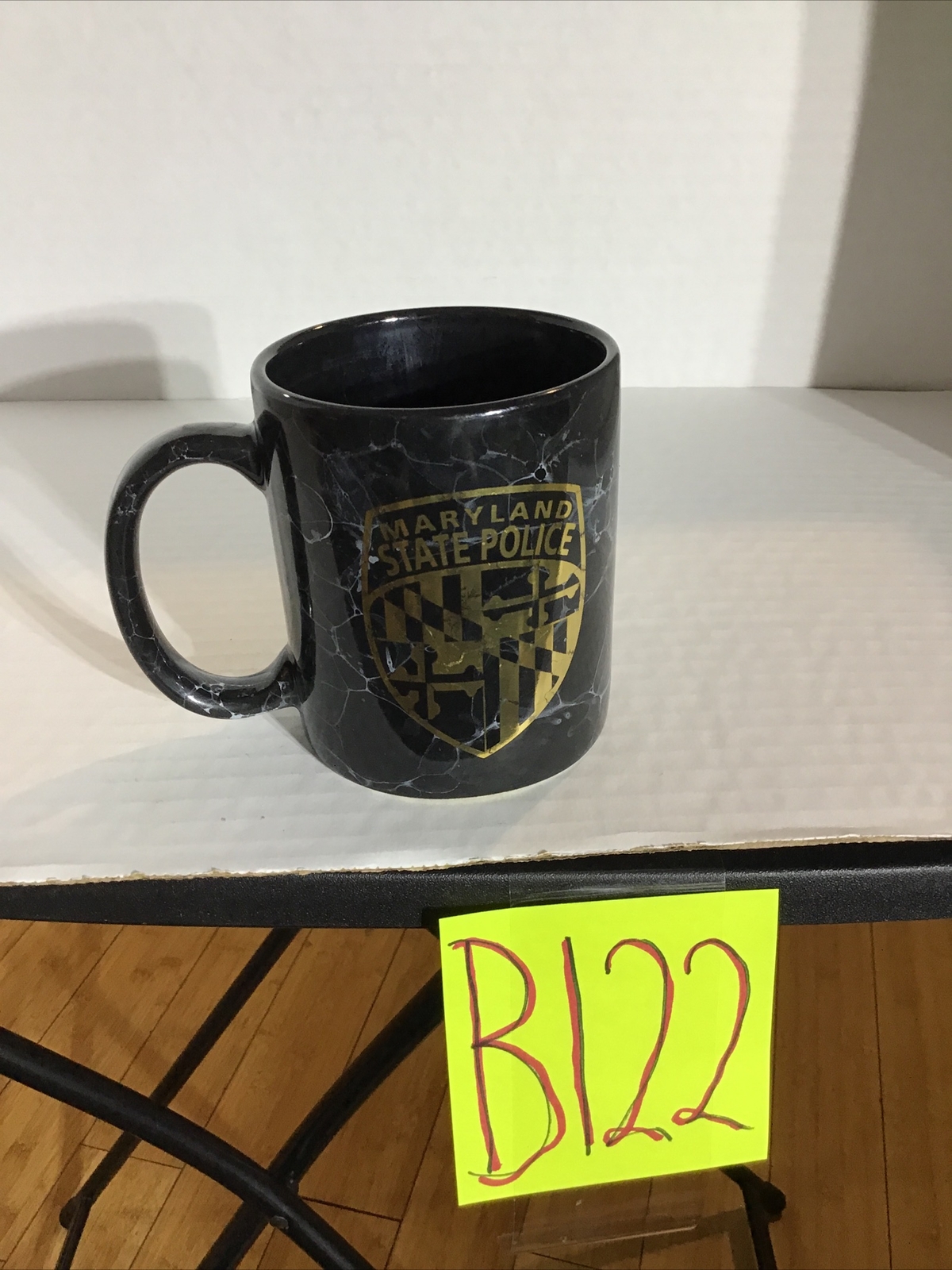 MARYLAND STATE POLICE COFFEE MUG. Art Deco Print Mug. B122