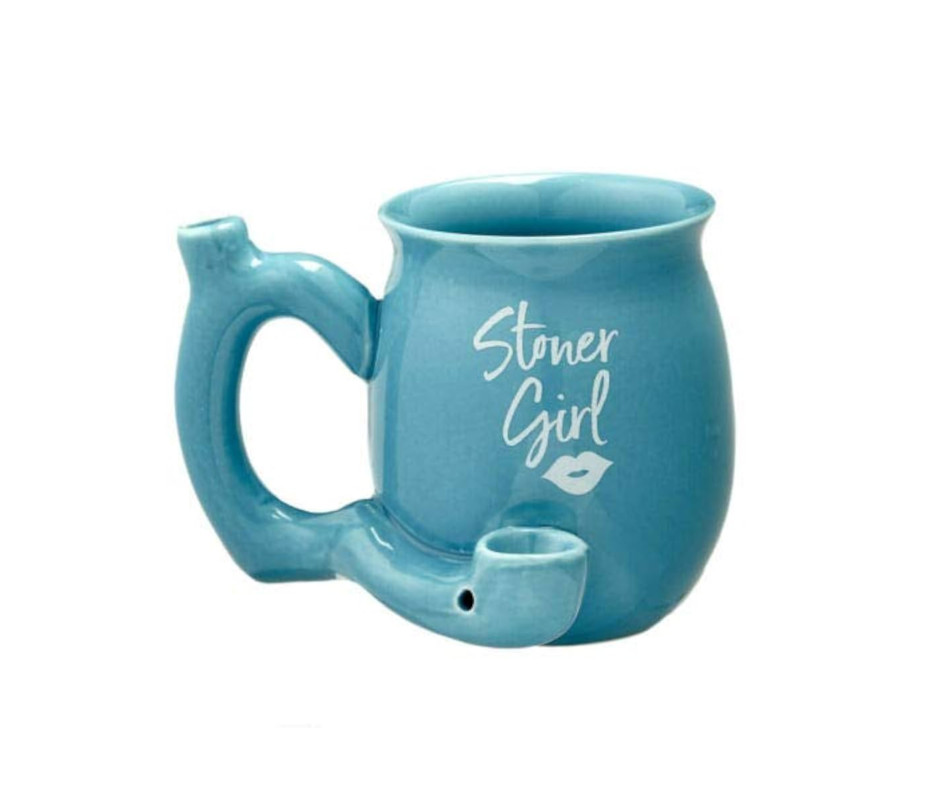 FASHION CRAFT STONER GIRL Roast & Toast, white imprint, New in Box – Light Blue