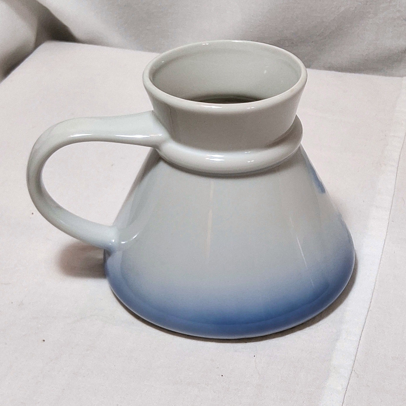 2 Vintage Nautical Spill Proof Captains Mugs Sailboat Weighted Non-Slip