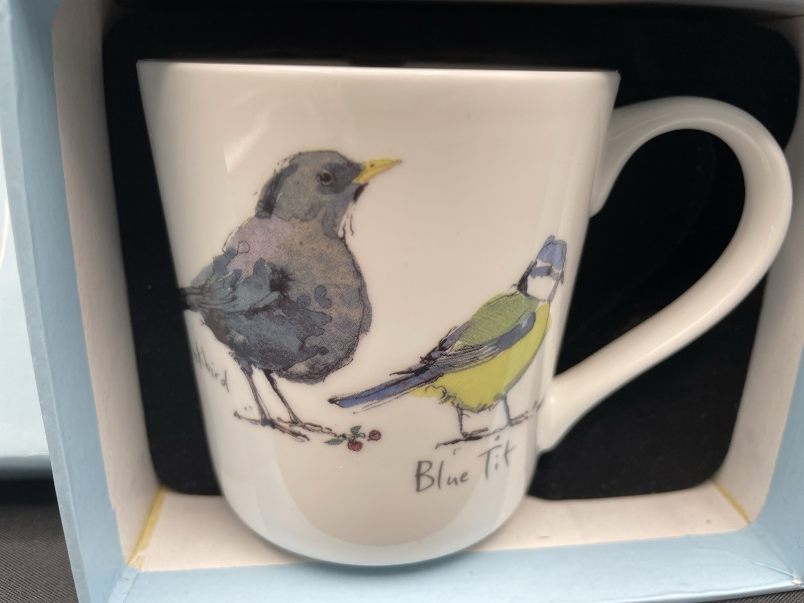 2014 Madeleine Floyd Bone China Mixed Birds Mug Otter House England New In Box