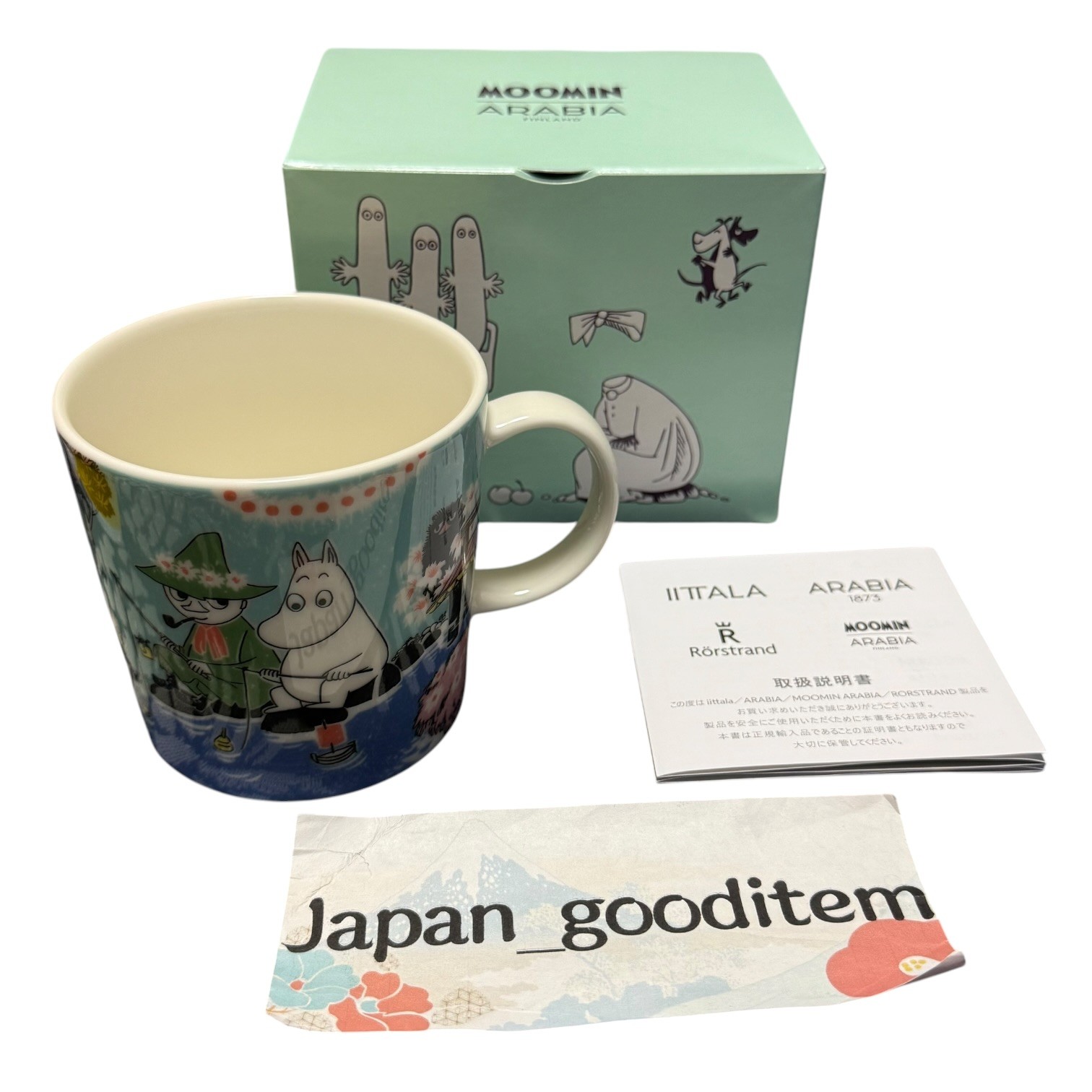 Arabia Moomin Simple Joy Mug Japan Limited Design Comic Illustration 0.3L Cup