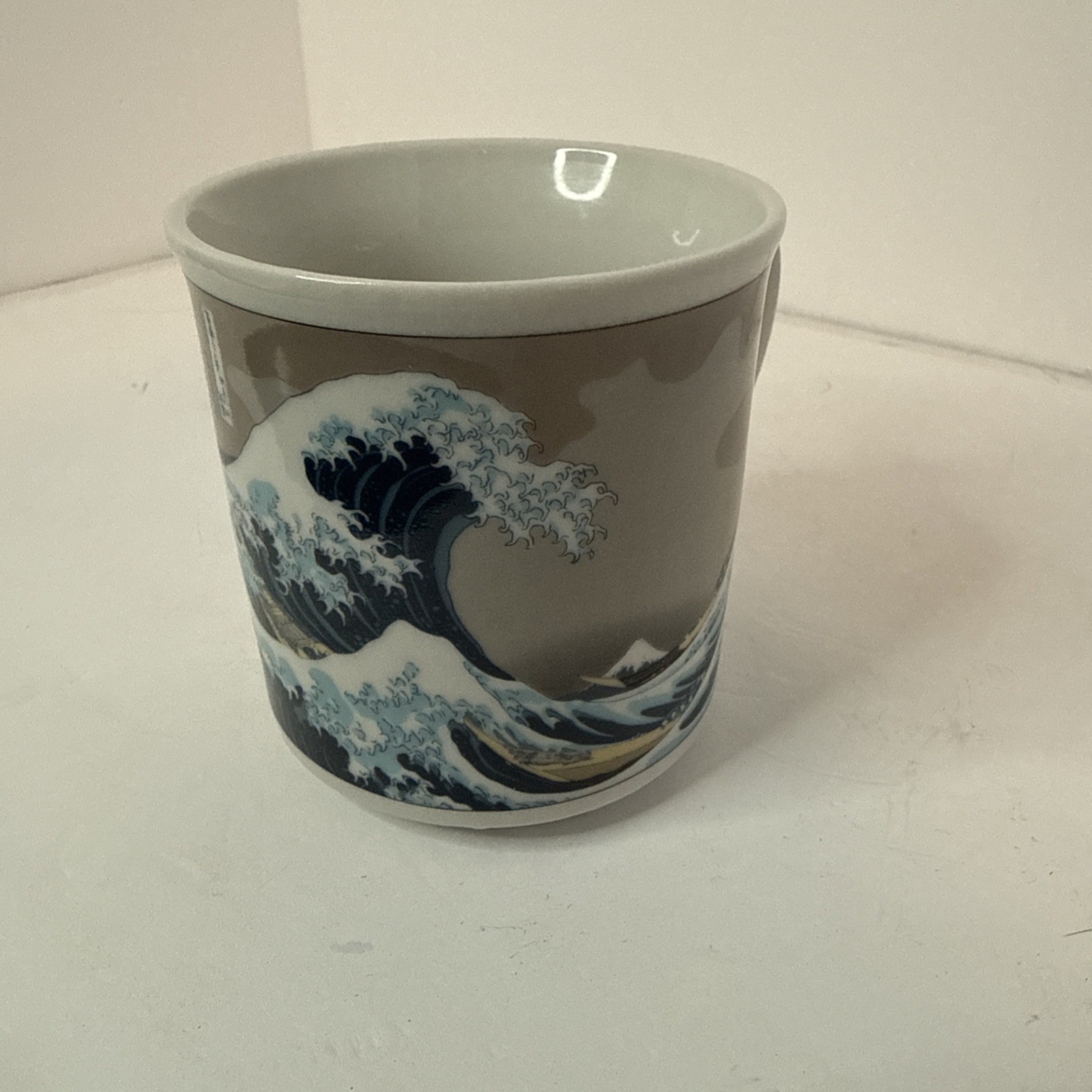 Great Wave Off Kanagawa Mug – Mino Ware Japanese Big Tea Cup Made In Japan