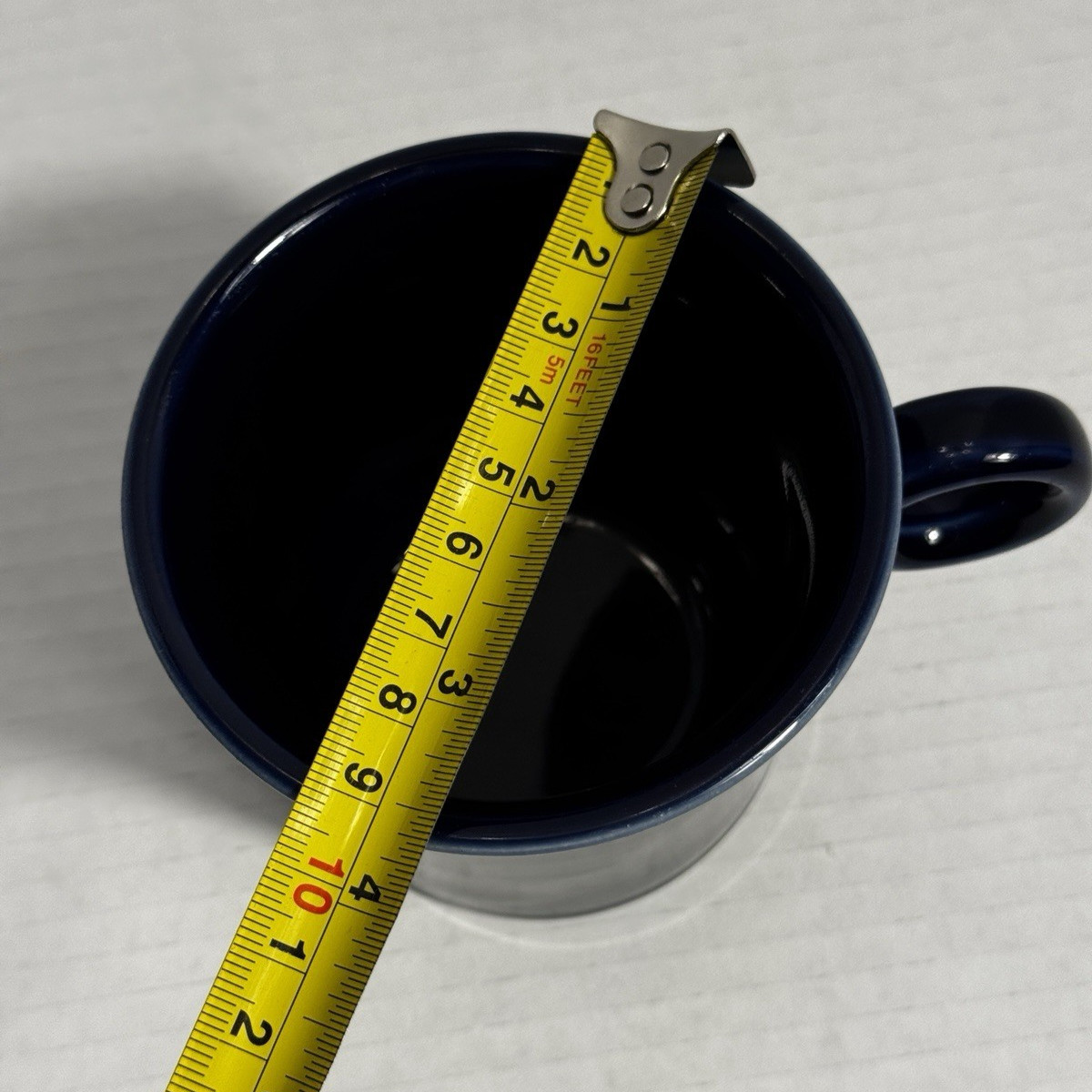 Fiesta HLC Navy Blue Ring Handle Coffee Mug USA Ceramic 3.5 Inch
