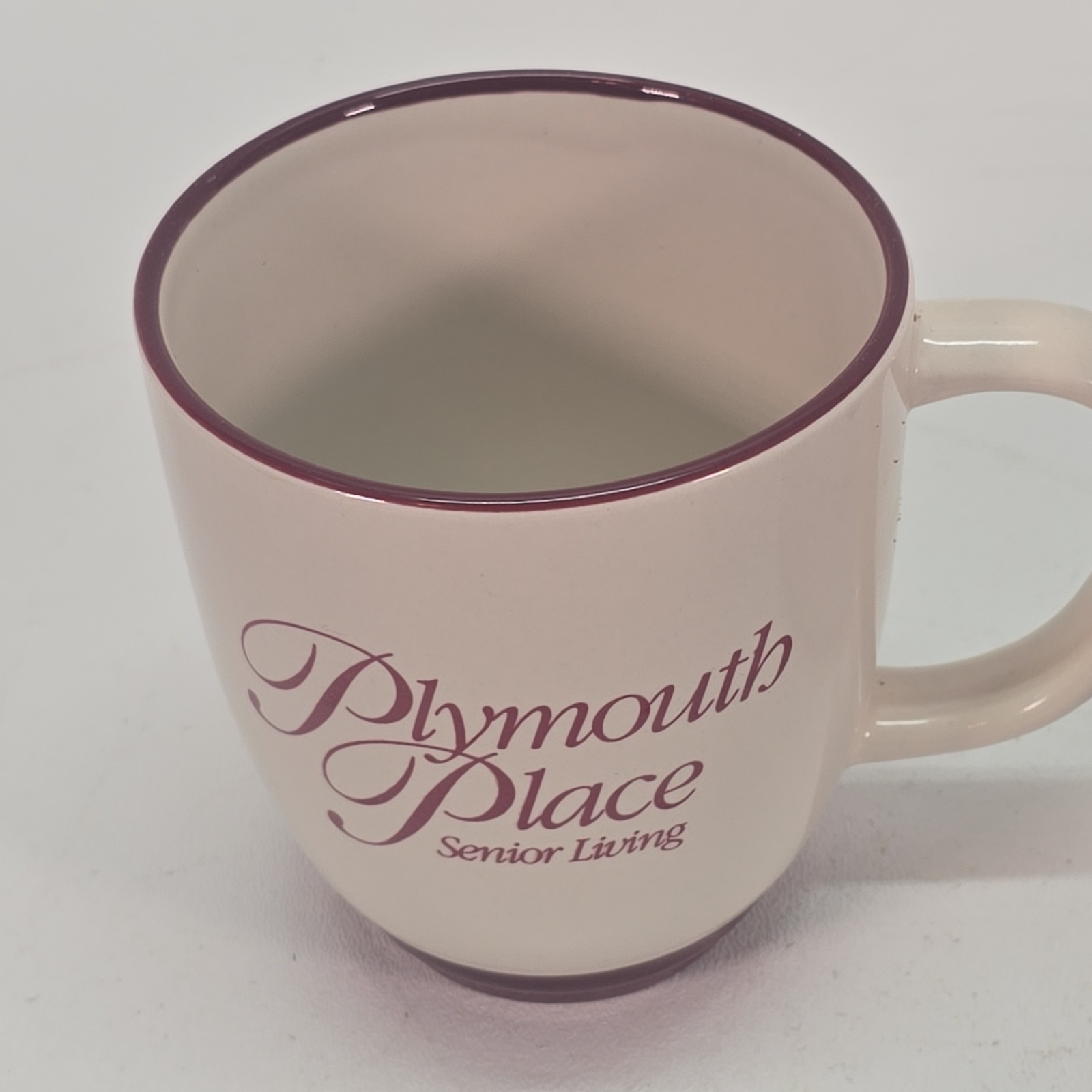 Set of 4 Non-Matching Senior Living Porcelain Coffee Mugs