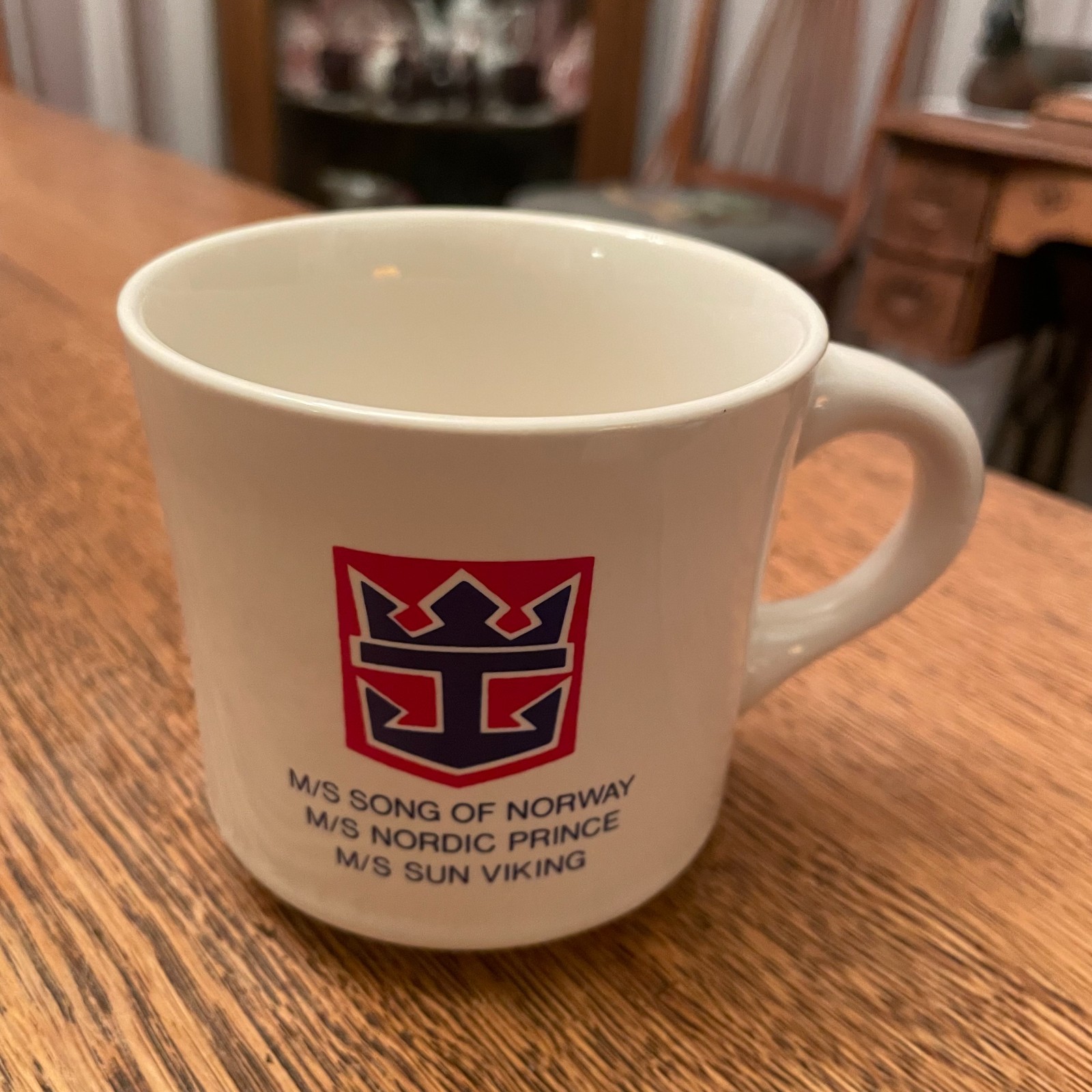 Caribbean Cruise Lines Song of Norway/Nordic Prince/Sun Viking Coffee Cup Mug