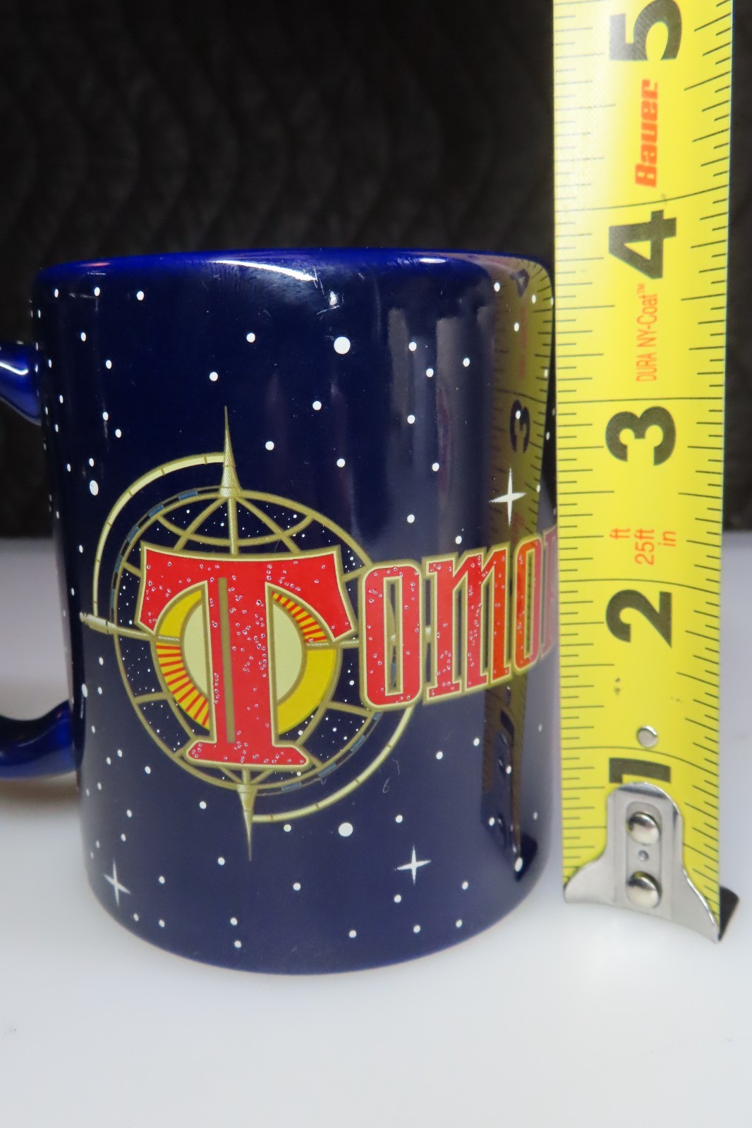 TOMORROWLAND DISNEY COFFEE MUG TEA CUP MUG Art Deco Mug Made In USA Disneyland
