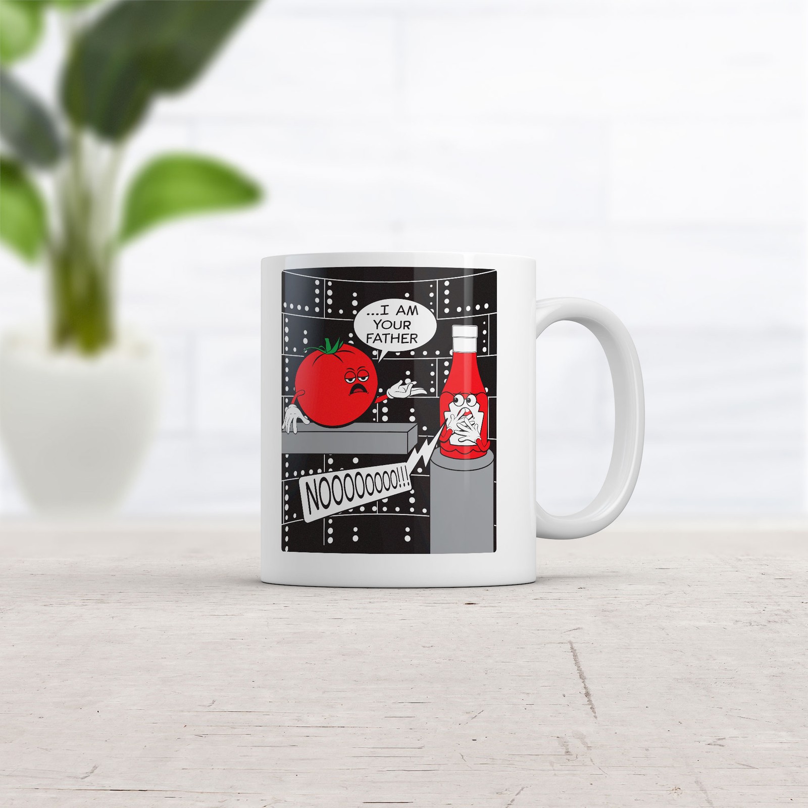 I Am Your Father Ketchup Mug Funny Sarcastic Food Novelty Coffee Cup