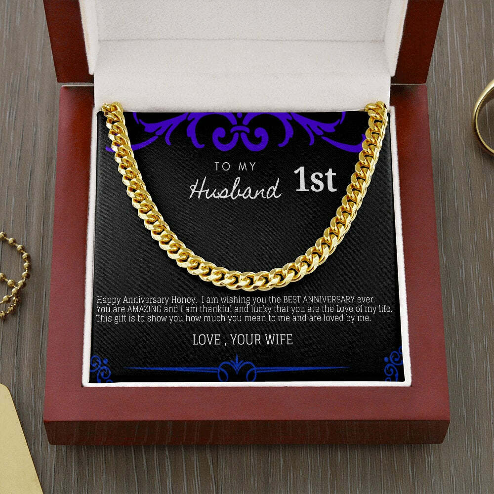 1st Year Anniversary Gift for Husband, First Wedding Anniversary Gift for Husban