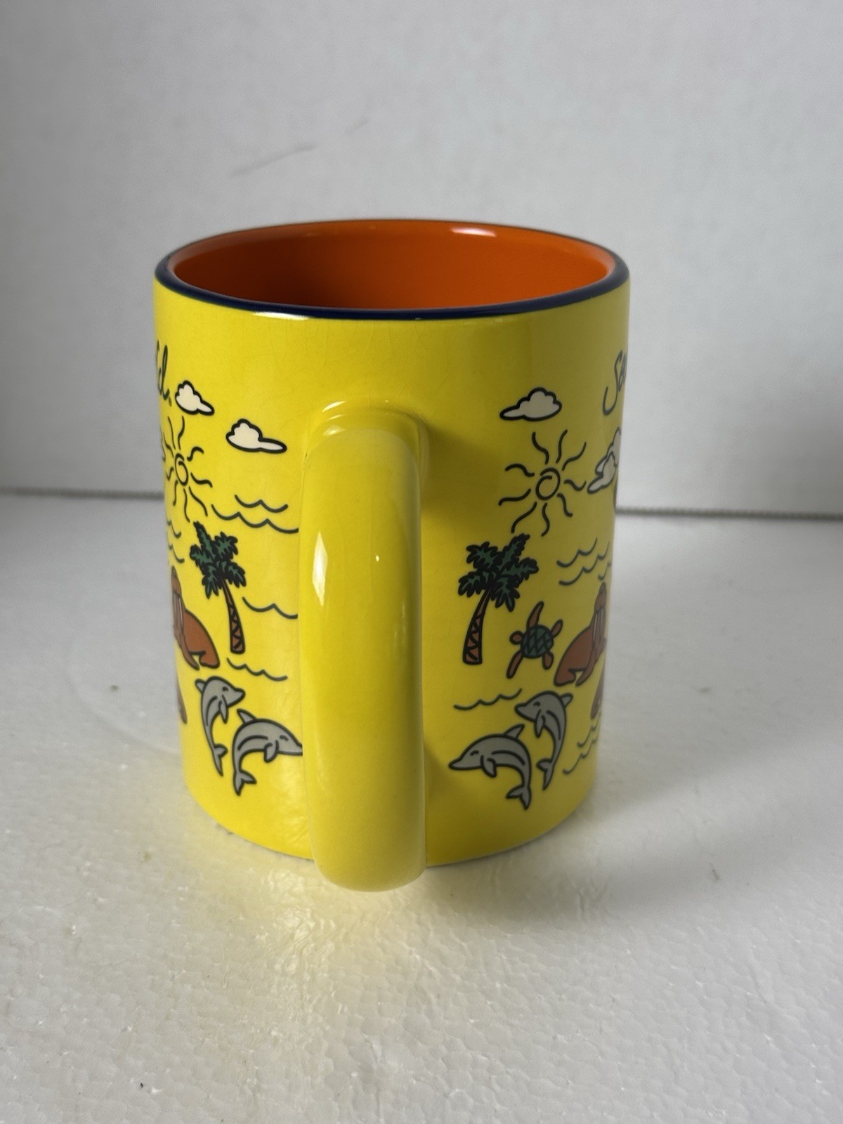 Seaworld Coffee Mug. Art Deco Print Mug