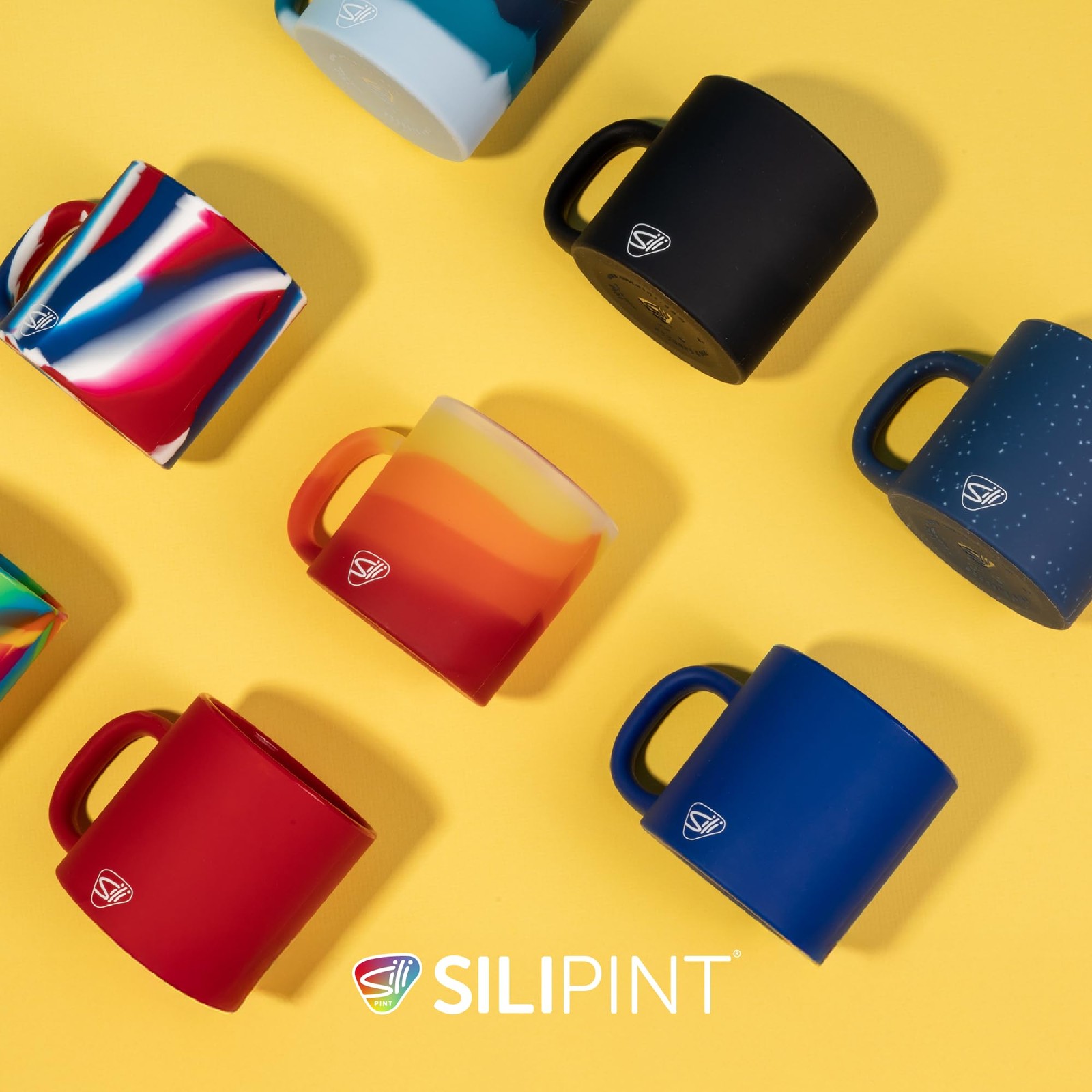 Silipint 16oz Silicone Coffee Mug – Unbreakable Dishwasher Safe Microwave Ove…