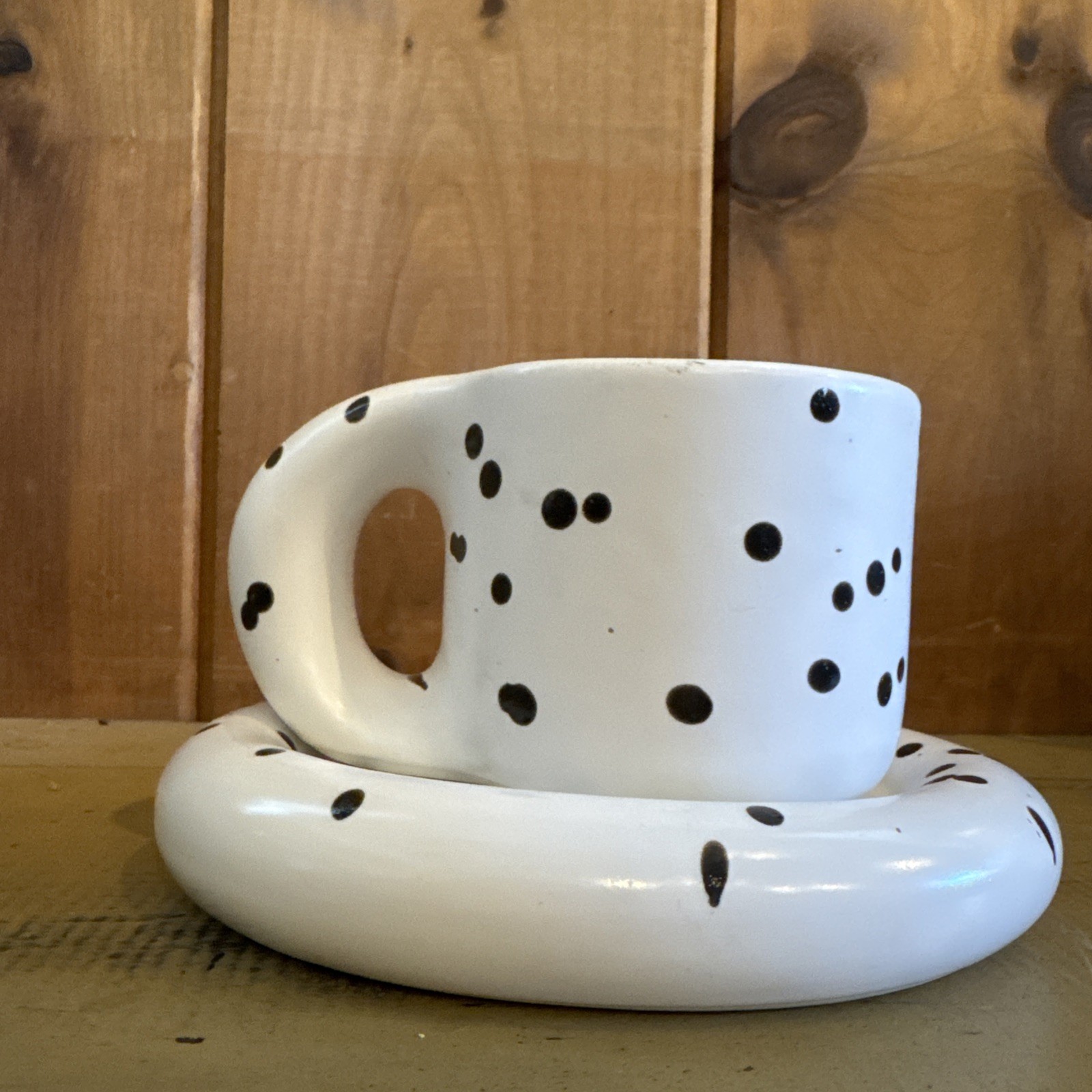 Korean Style Fatty Mug Design Splash Ink Ceramic Cup Spot Mugs Simple Coffee Mug