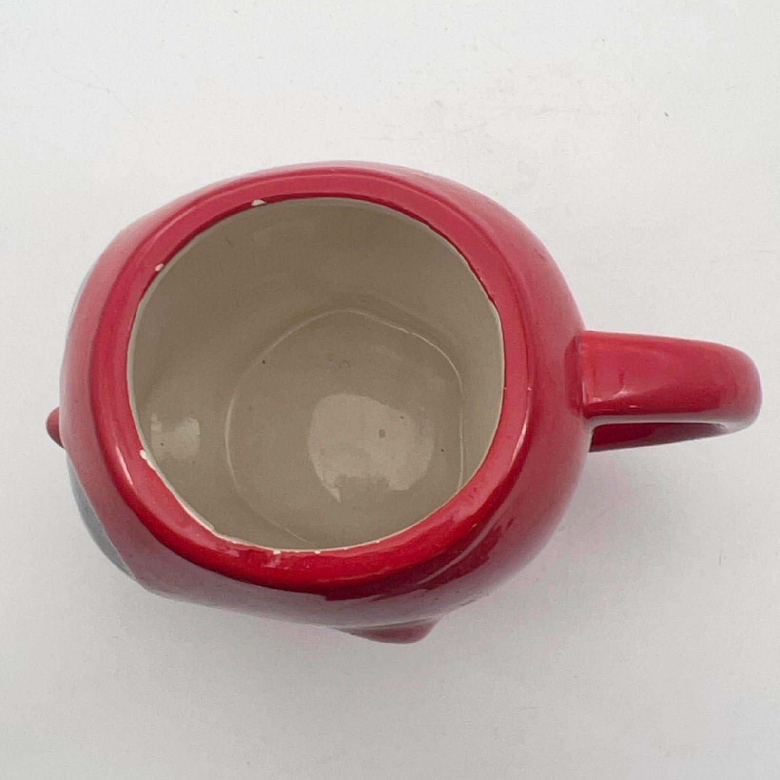 Marvel Deadpool Ceramic 3D Sculpted Head Mug Red Black 2015 BackStage Pass