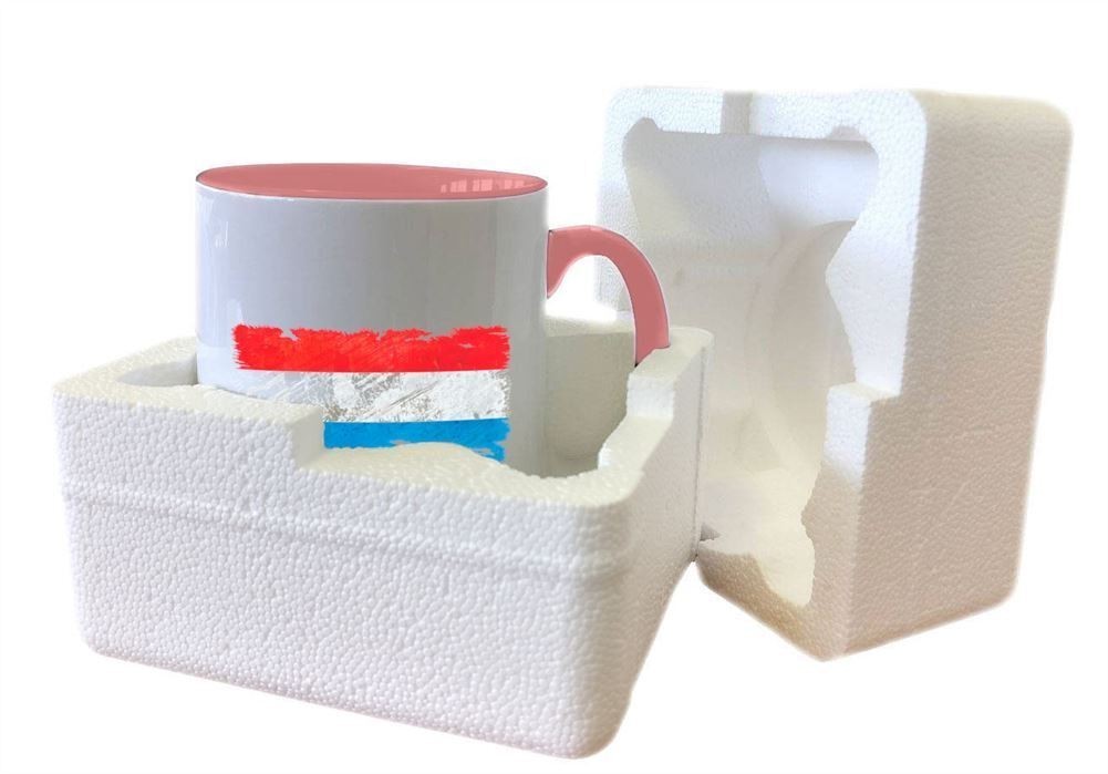 Luxembourg Grunge Style Flag – Ceramic Mug – Country Love Live Town City