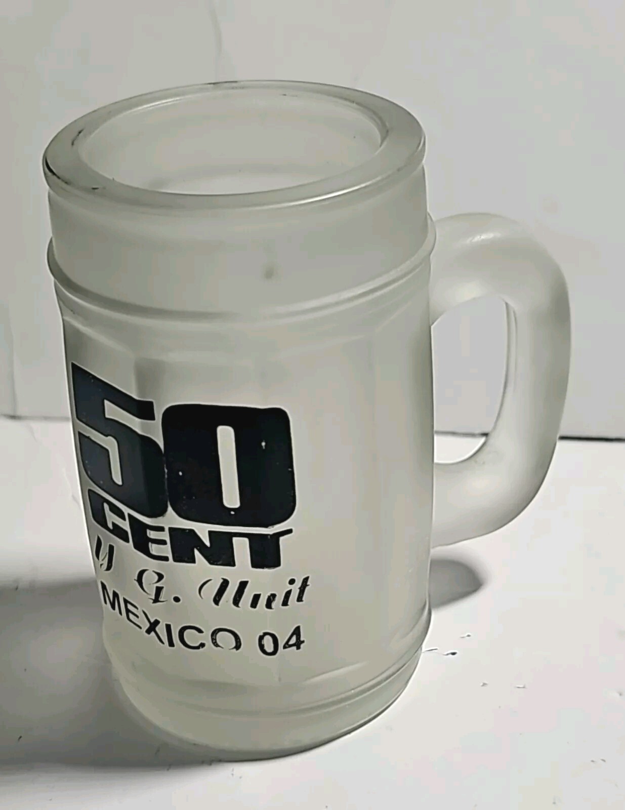 2004 Vintage 50 Cent G-Unit Shot Glass Mini 3″ Handled Mug -Shot Glass – Hip Hop