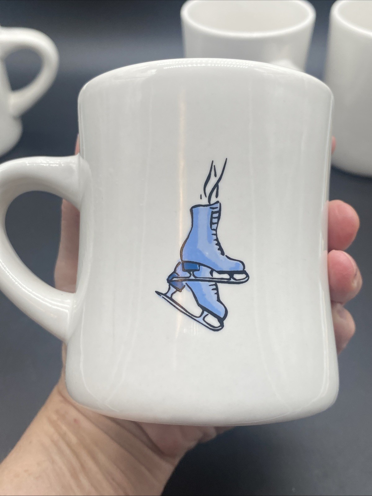 Designpac Winter Snow Sports Diner Style Coffee Mugs Set Of 4