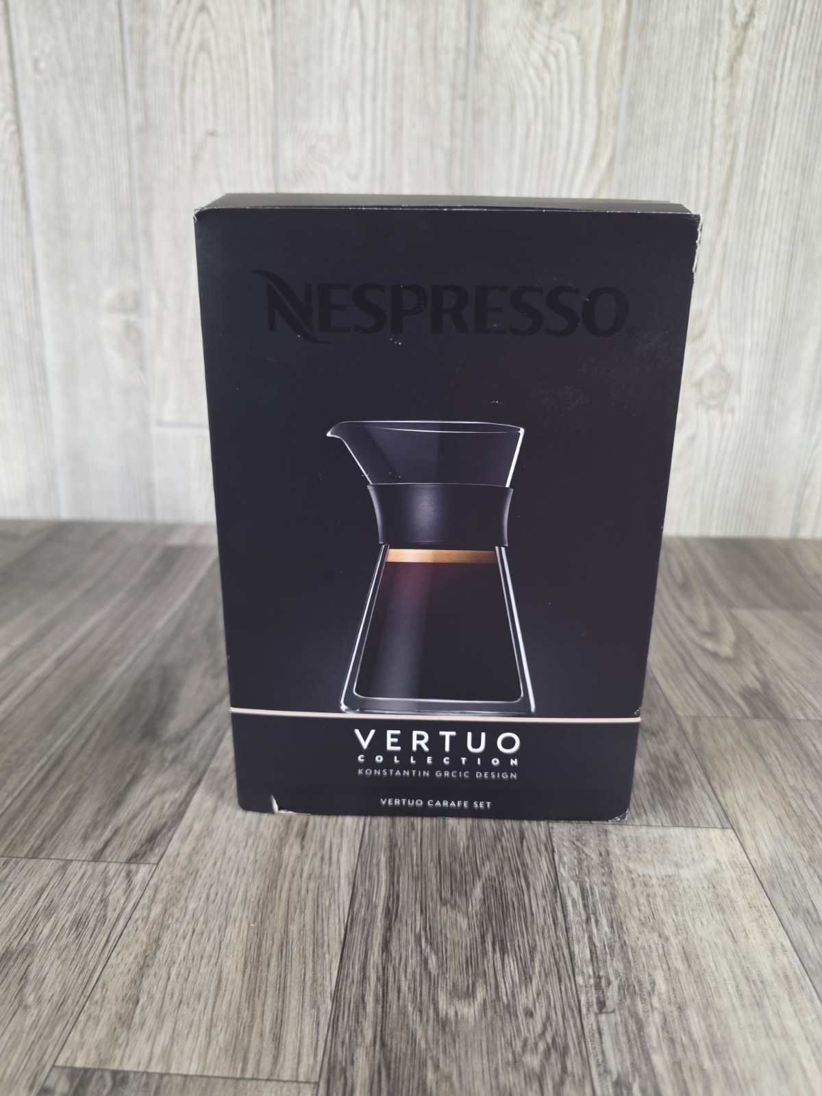 Nespresso Vertuo Coffee Carafe Konstantin Grcic Glass Black