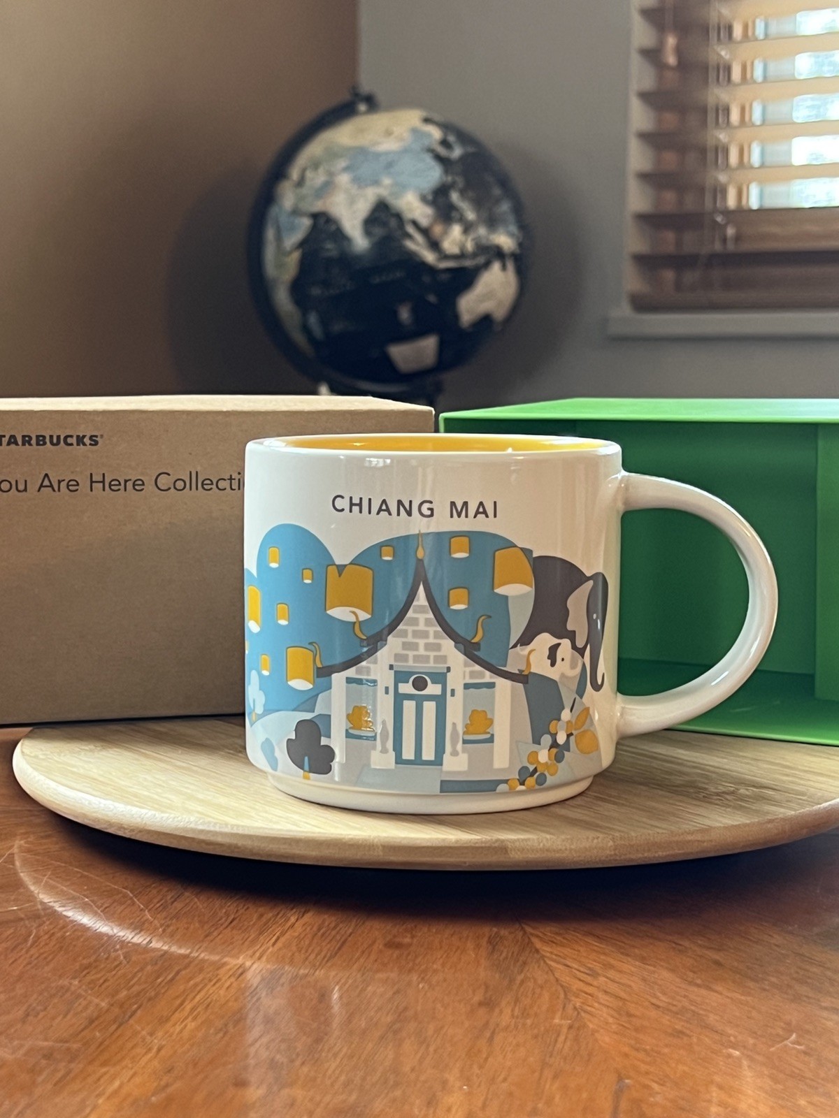 Starbucks You Are Here Collection Chiang Mai Thailand 14oz Mug Free US Shipping