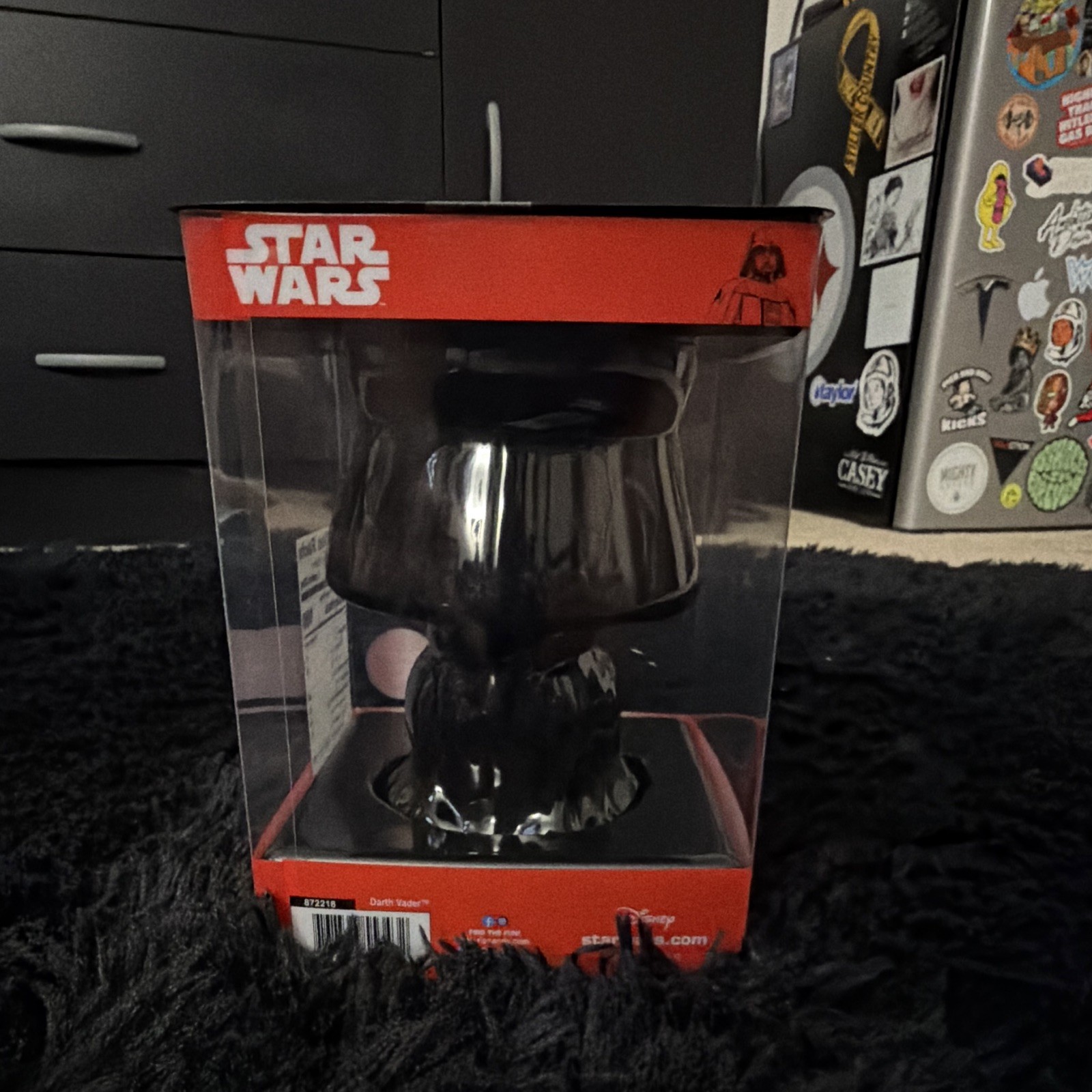 Star Wars Darth Vader Figural Ceramic Goblet, Black Decorated 12 oz