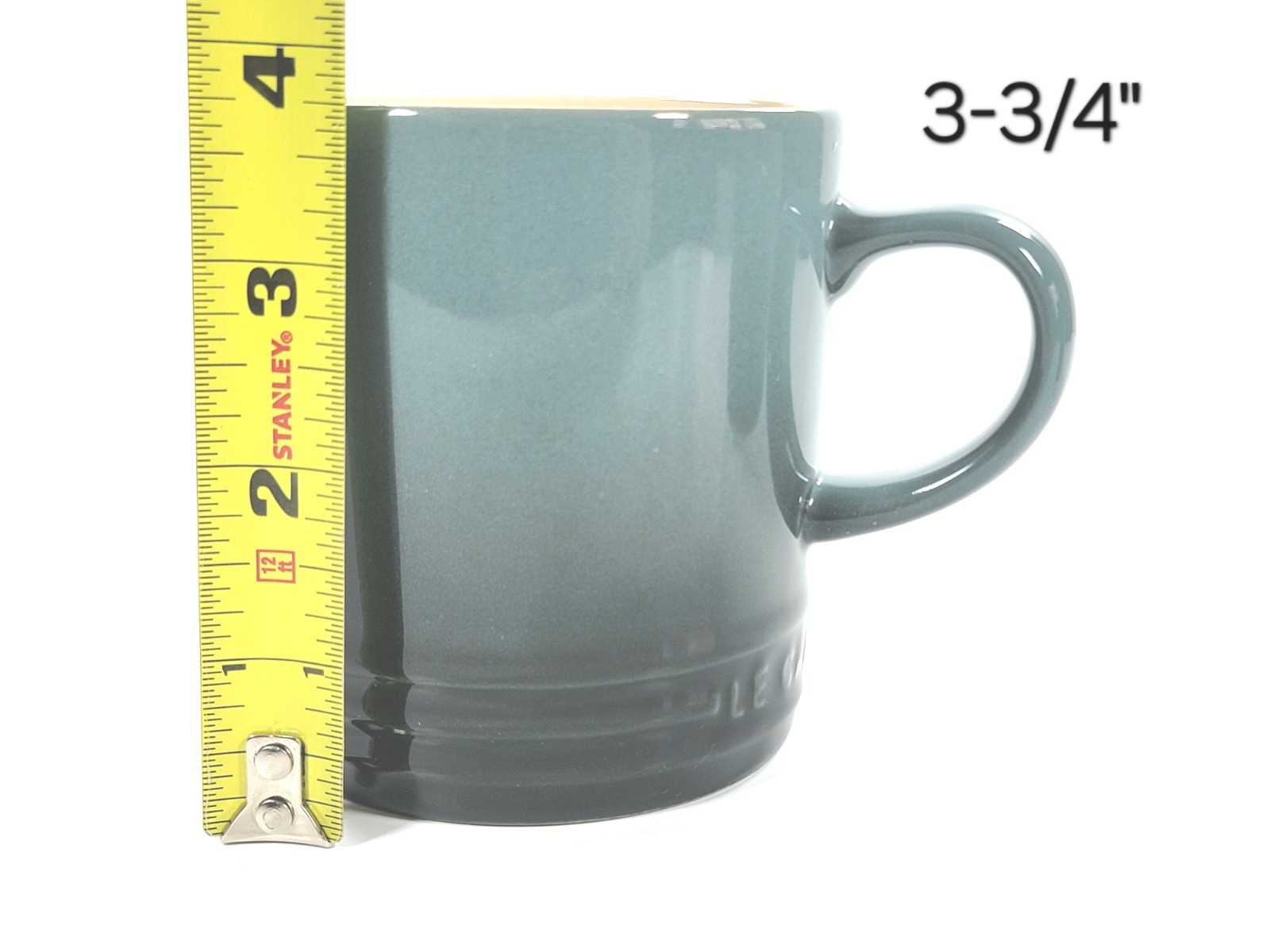 Le Creuset Stoneware London Coffee Mugs 12oz / 350ml color ~ OCEAN ~ Set of 2
