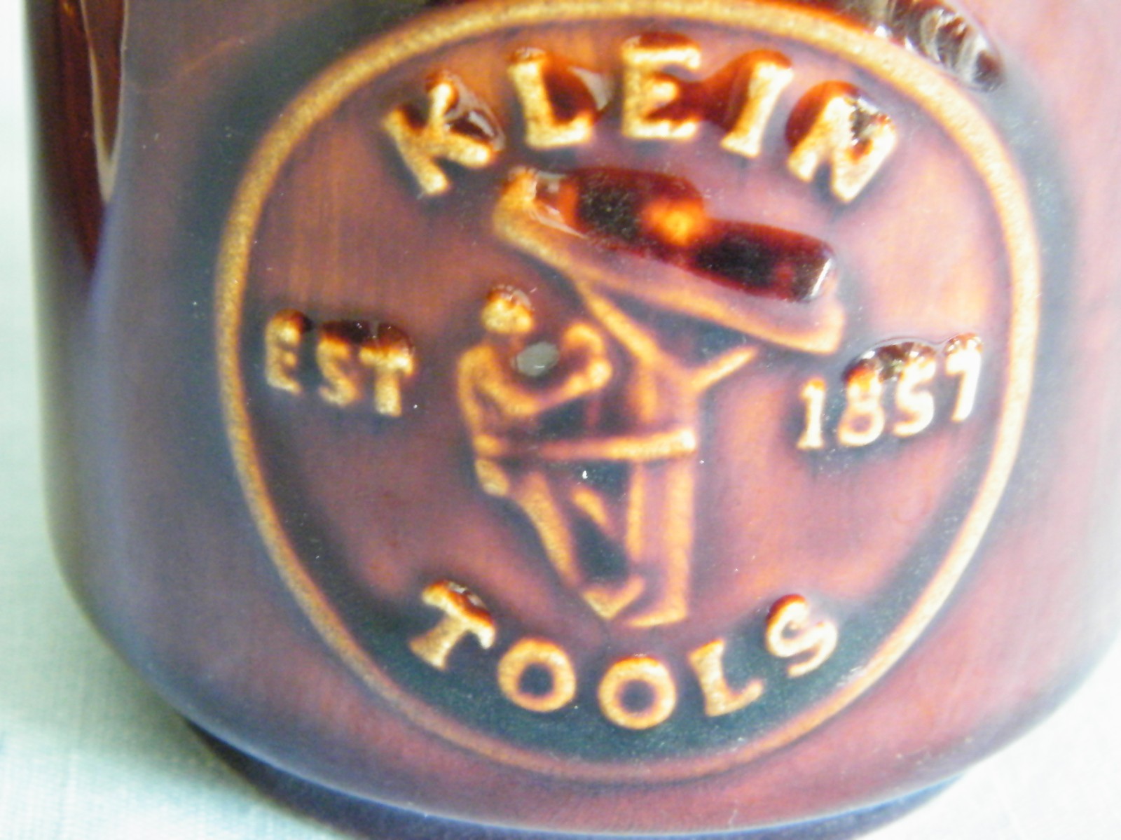 3 VTG Klein Tools 125th Anniversary Coffee Mugs Lineman Collectible Pfaltzgraff