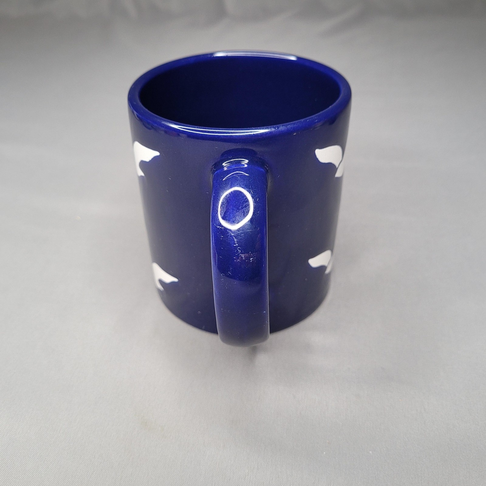 Waechtersbach Blue Birds In Flight Coffee Mug White Seagulls Ceramic Cup Spain