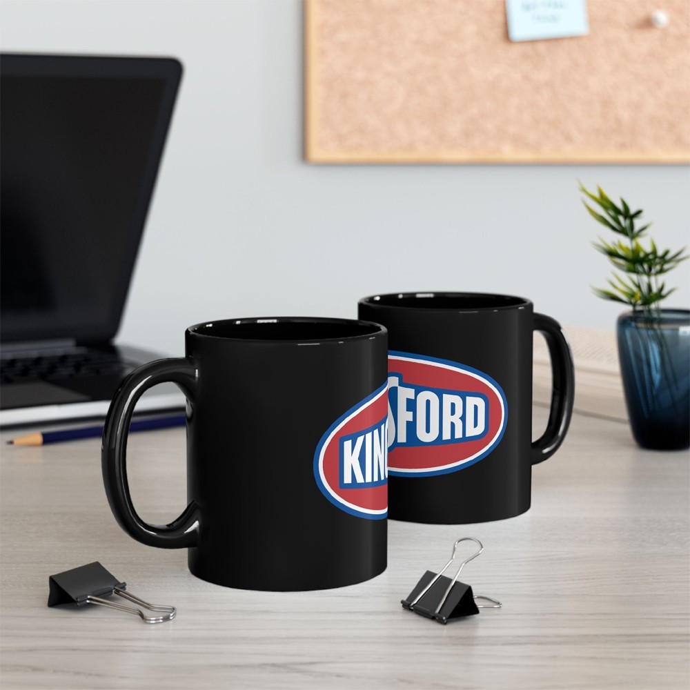 Kingsford BBQ KFD 11oz 15oz Coffee Tea Black Mug