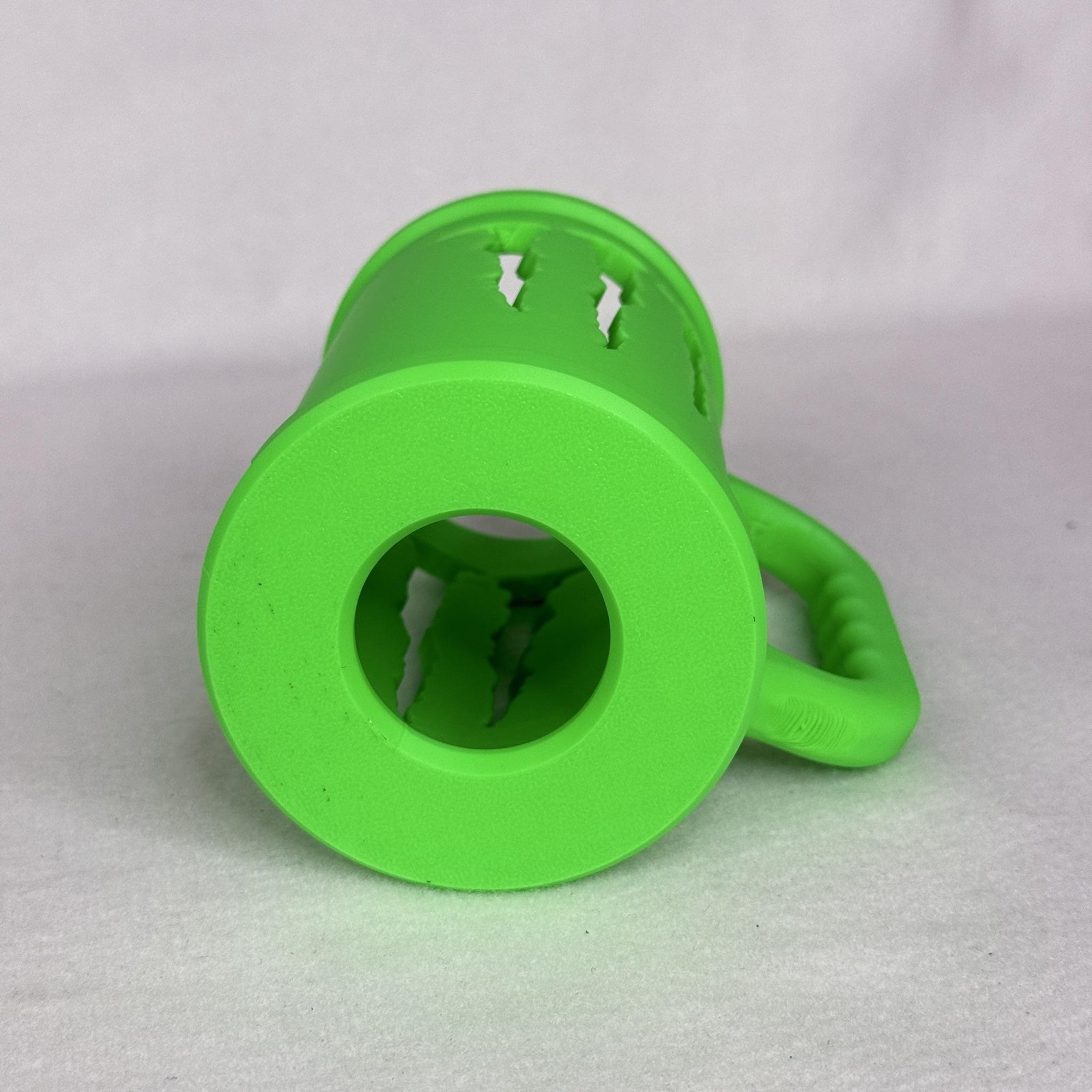 Monster Energy Can Holder Green Plastic Claw Logo Handle Novelty Cup Stein