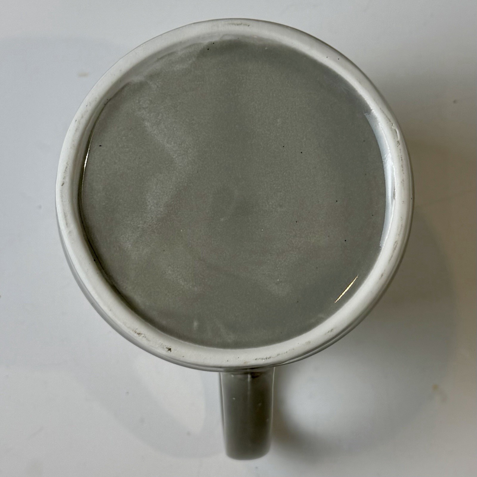 Unbranded “His Mercies Are New Every Morning” Ceramic Mug Black, White & Gray