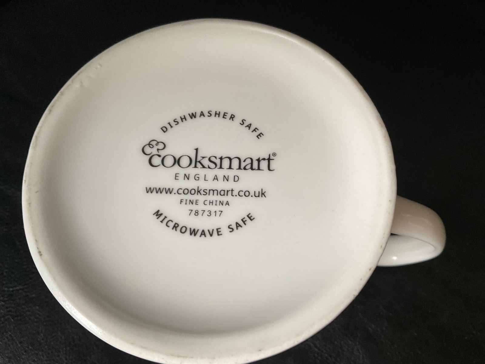 Cooksmart England Fine China Butterfly Mug White Watercolor Ceramic Coffee Cup