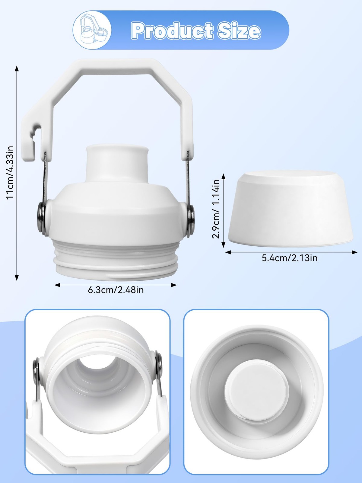Lid Replacement for Stanley IceFlow Fast Flow Bottle, Top Cover for Stanley I…