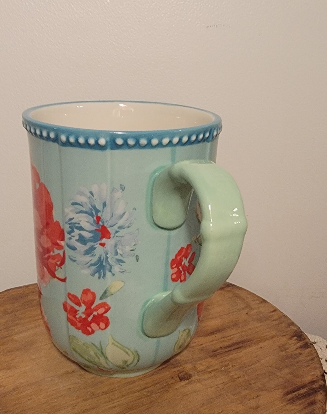 The Pioneer Woman Gorgeous Floral Garden Large Stoneware 23 fl oz Mugs, Set of 4