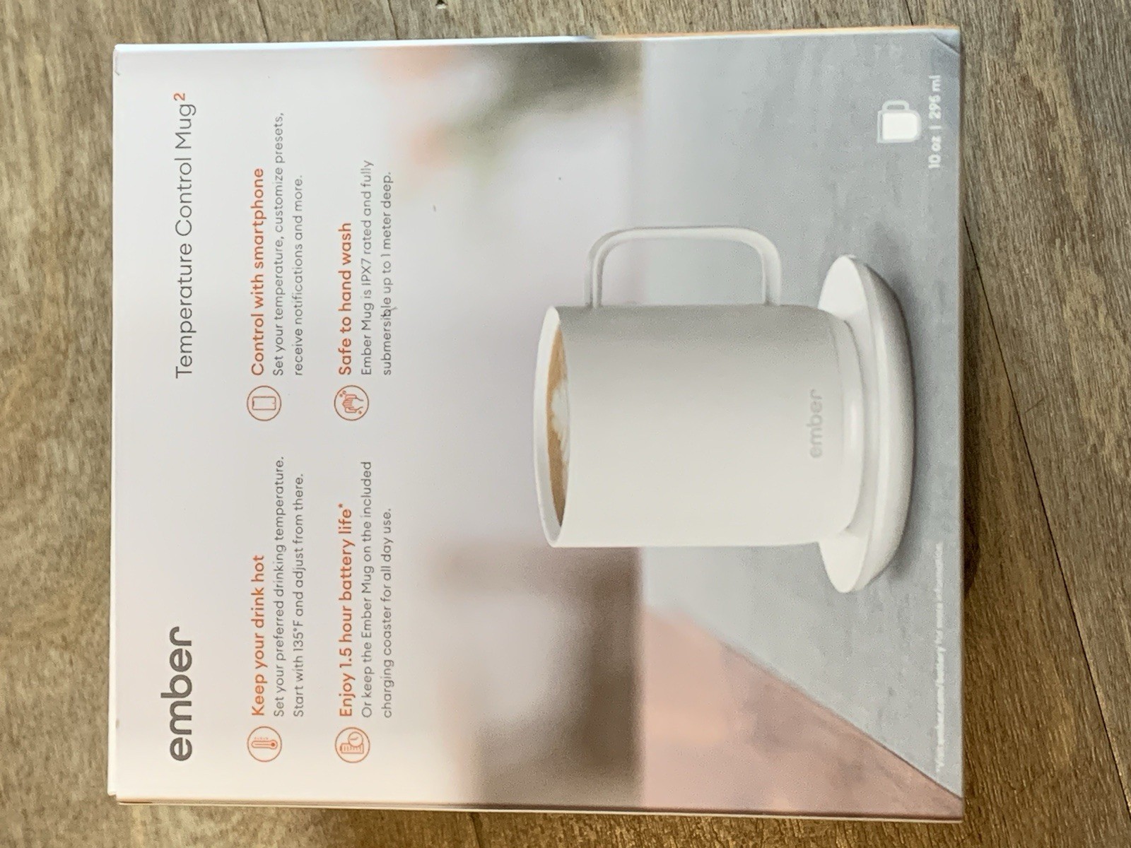 Ember Temperature Control Mug 2 10oz White Brand New
