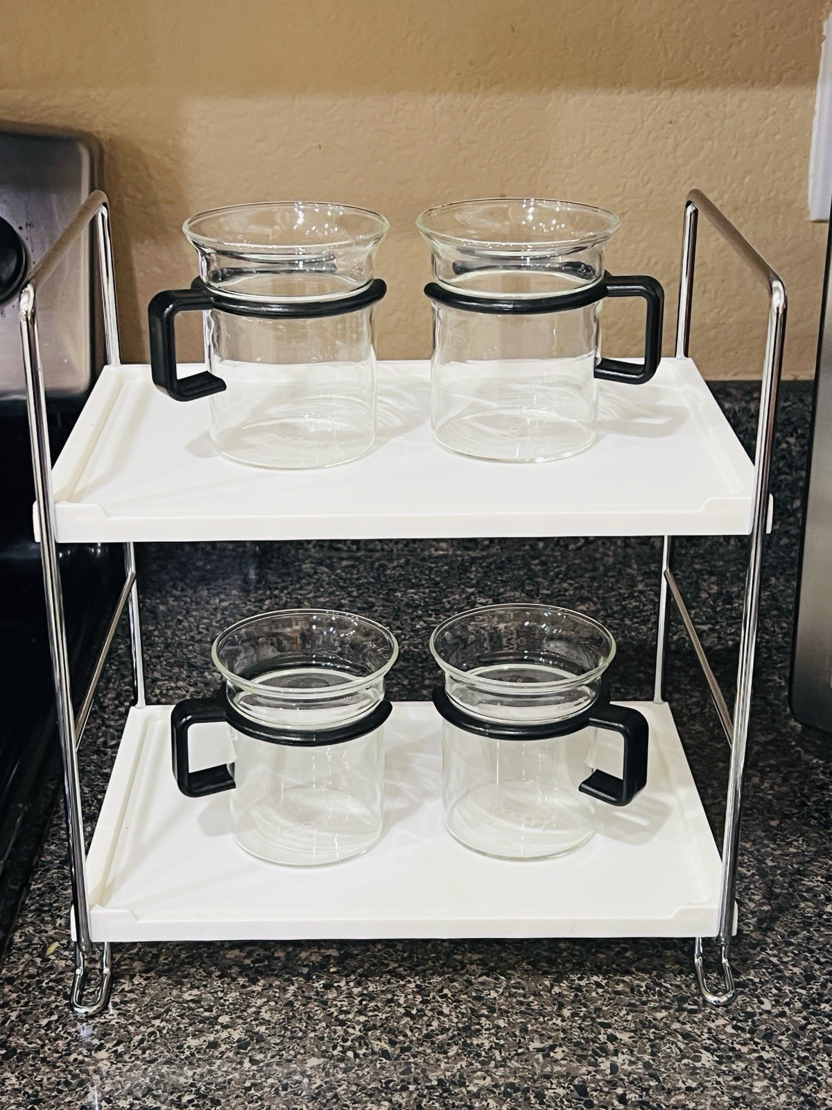 (4) Bodum Espresso Captain Picard Star Trek Next Generation Tea Coffee Mugs