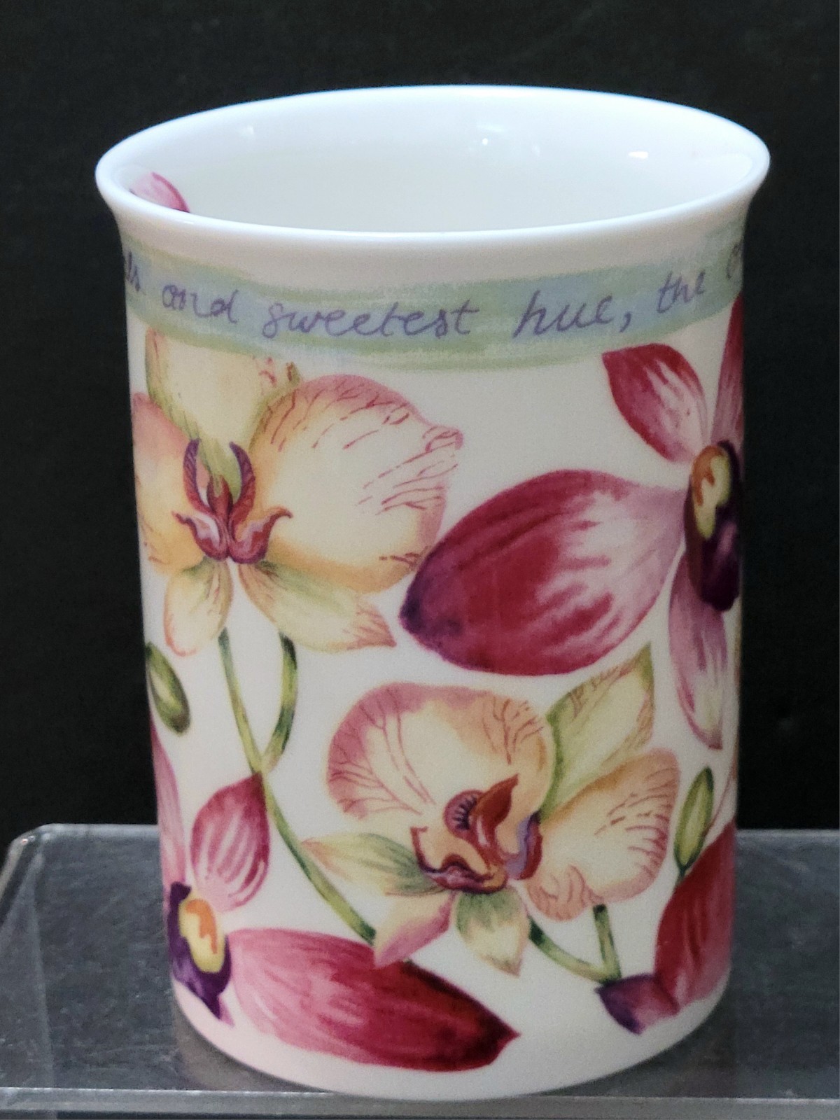 Roy Kirkham Orchid Garden 2006 Fine Bone China Coffee Tea Mug England