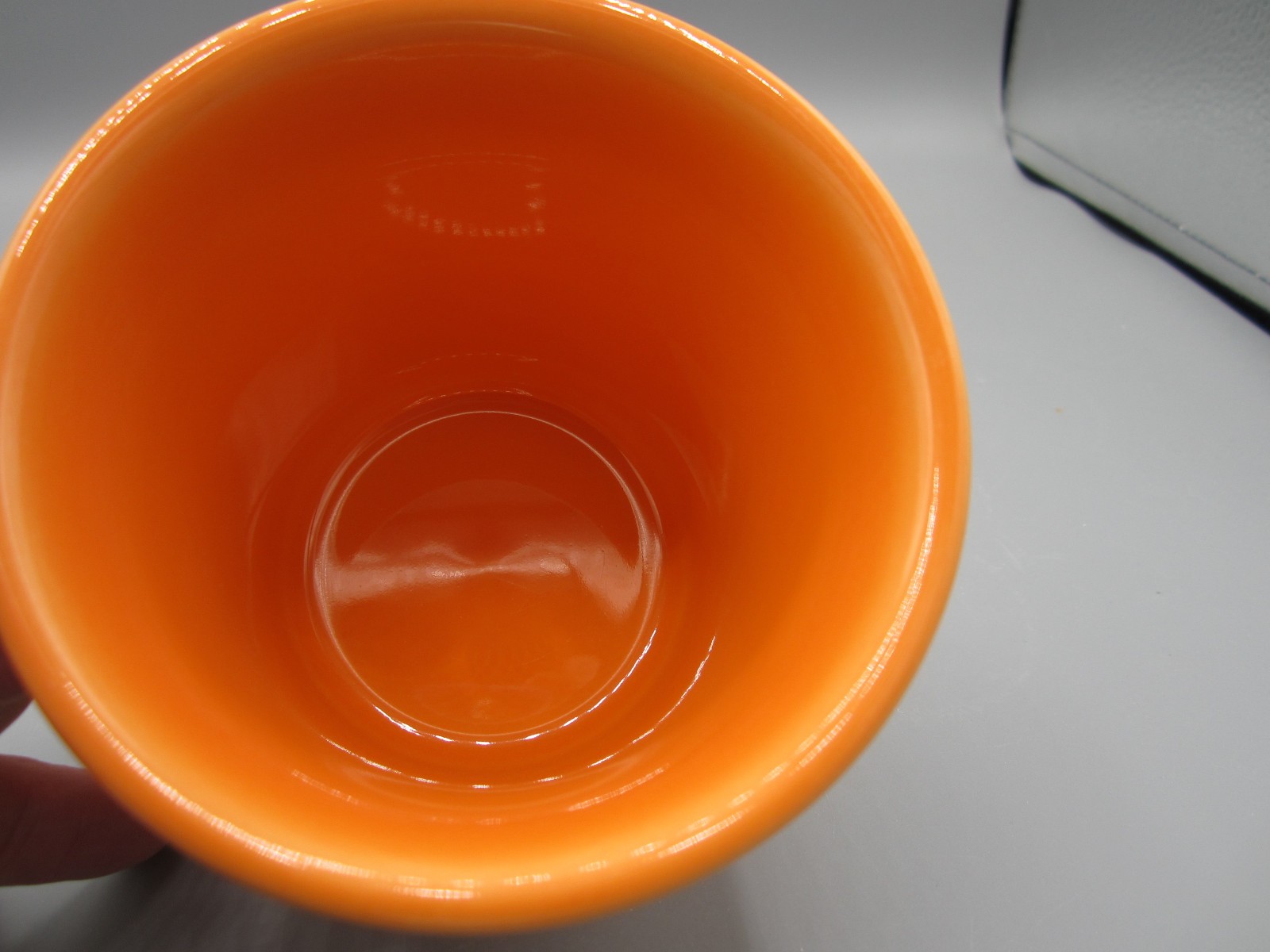 Pair of 2 Homer Laughlin Fiesta Ware Tangerine Tea Coffee Mug 10 oz. (298)