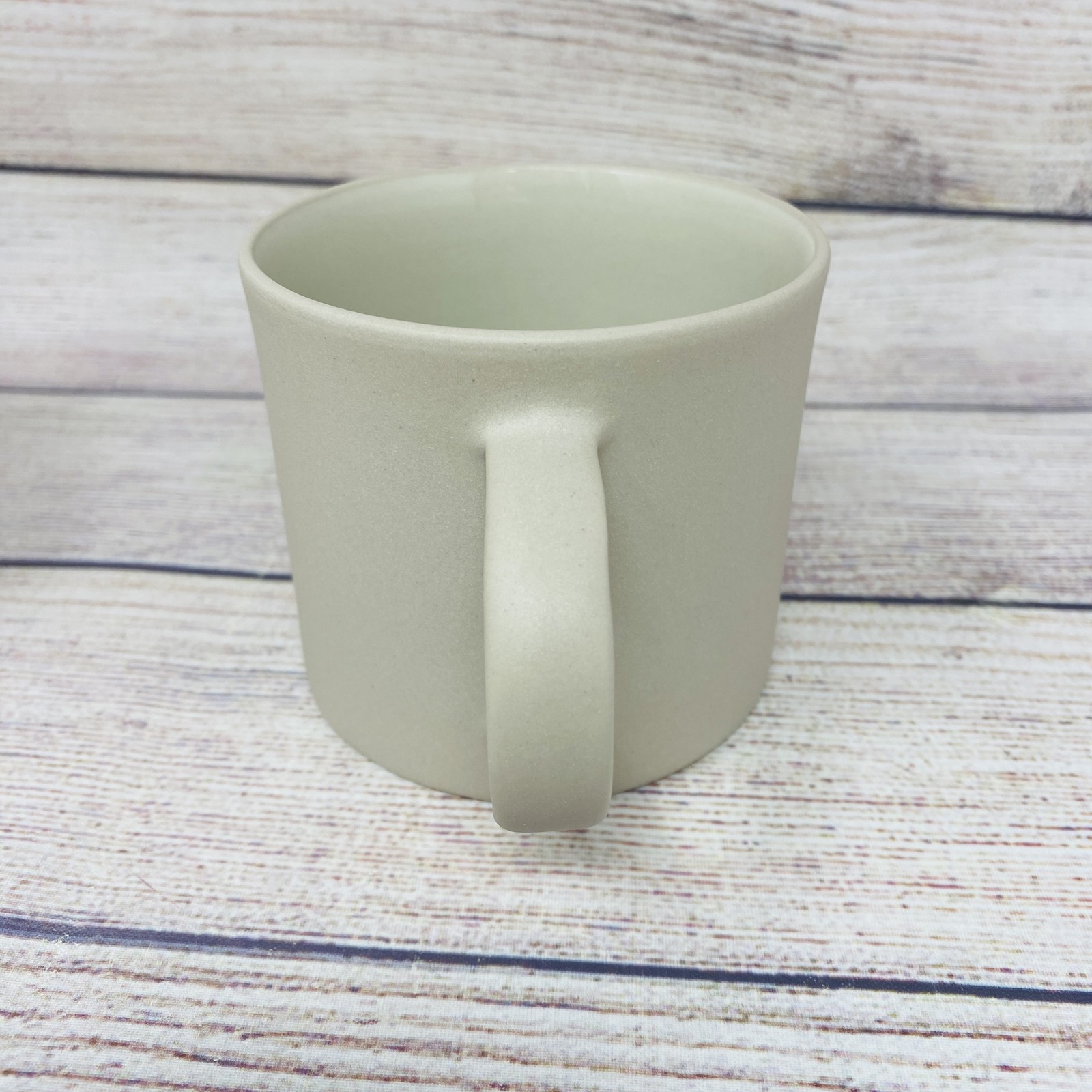 Blue Bottle Coffee Moheim Stone Mug Beige Greige Minimalist Coffee Tea Cup NEW