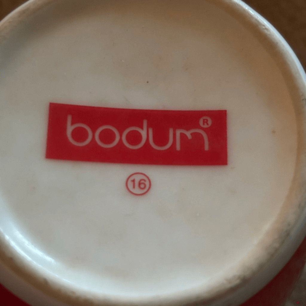 Bodum Switzerland Swiss White Cross Coffee Mug