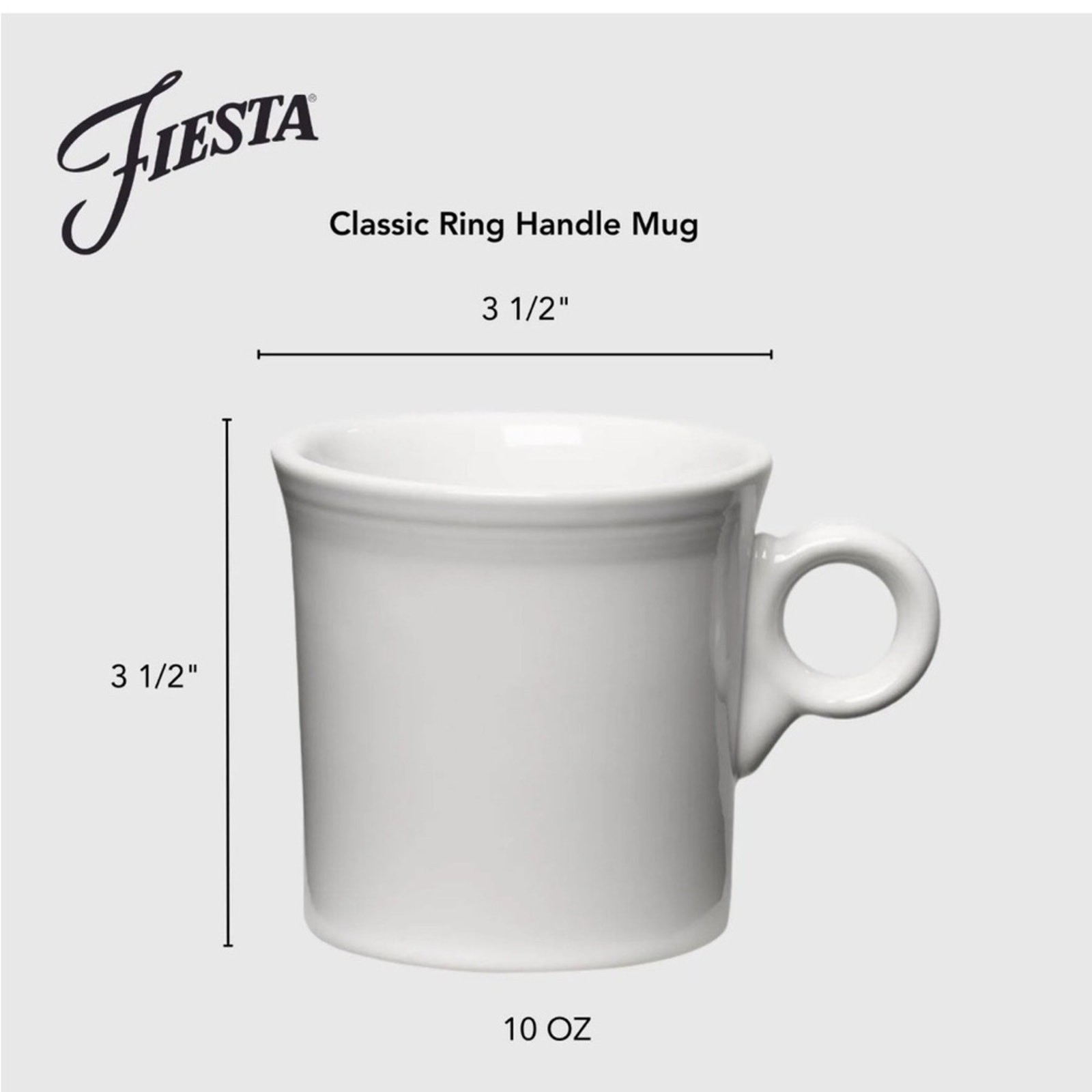 Fiesta Fiestaware Bundle of 3 Coffee Mugs in the color Paprika
