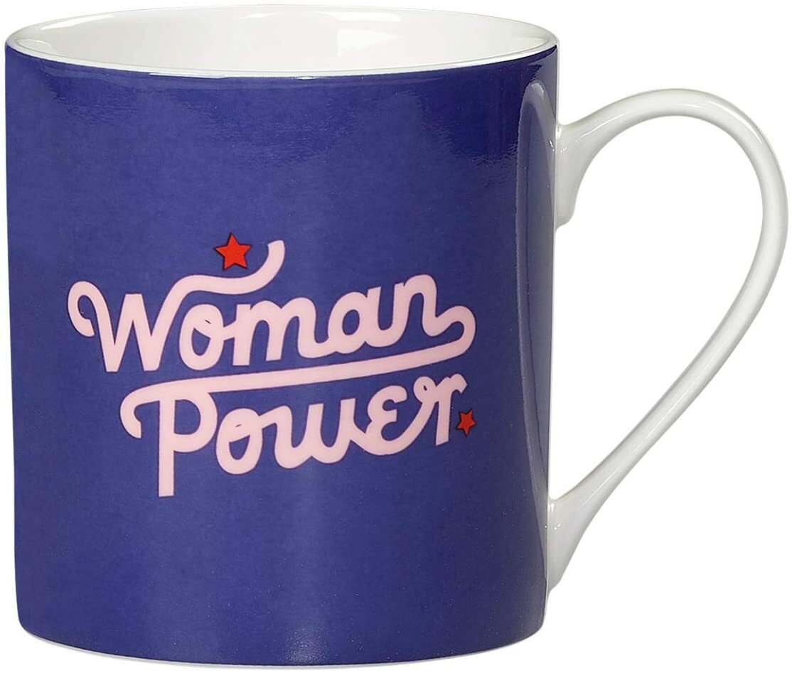 Woman Power Inspirational Mug Ceramic Co Worker Coffee Tea 13 fl. oz. Yes Studio