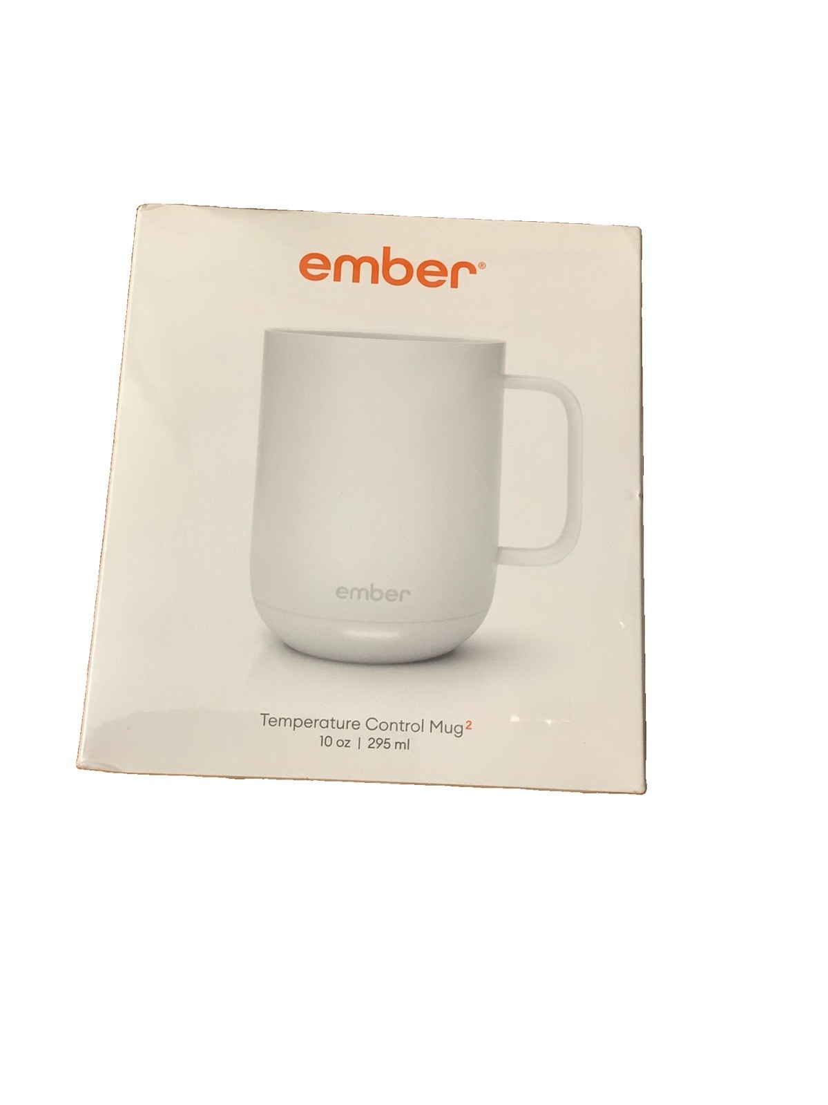 Ember Smart Mug 2 10oz Temperature Control Coffee Mug White New Factory Sealed