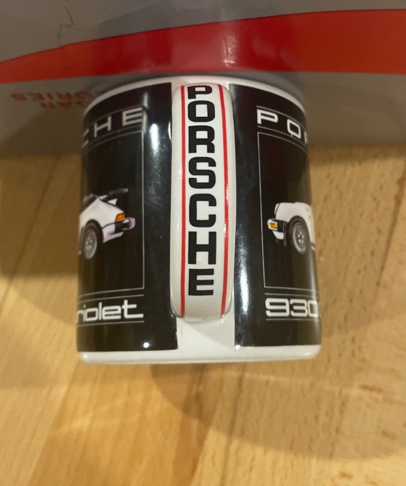 PORSCHE 930 CABRIOLET COFFEE MUG. MUG. VINTAGE PORSCHE Mug. B324